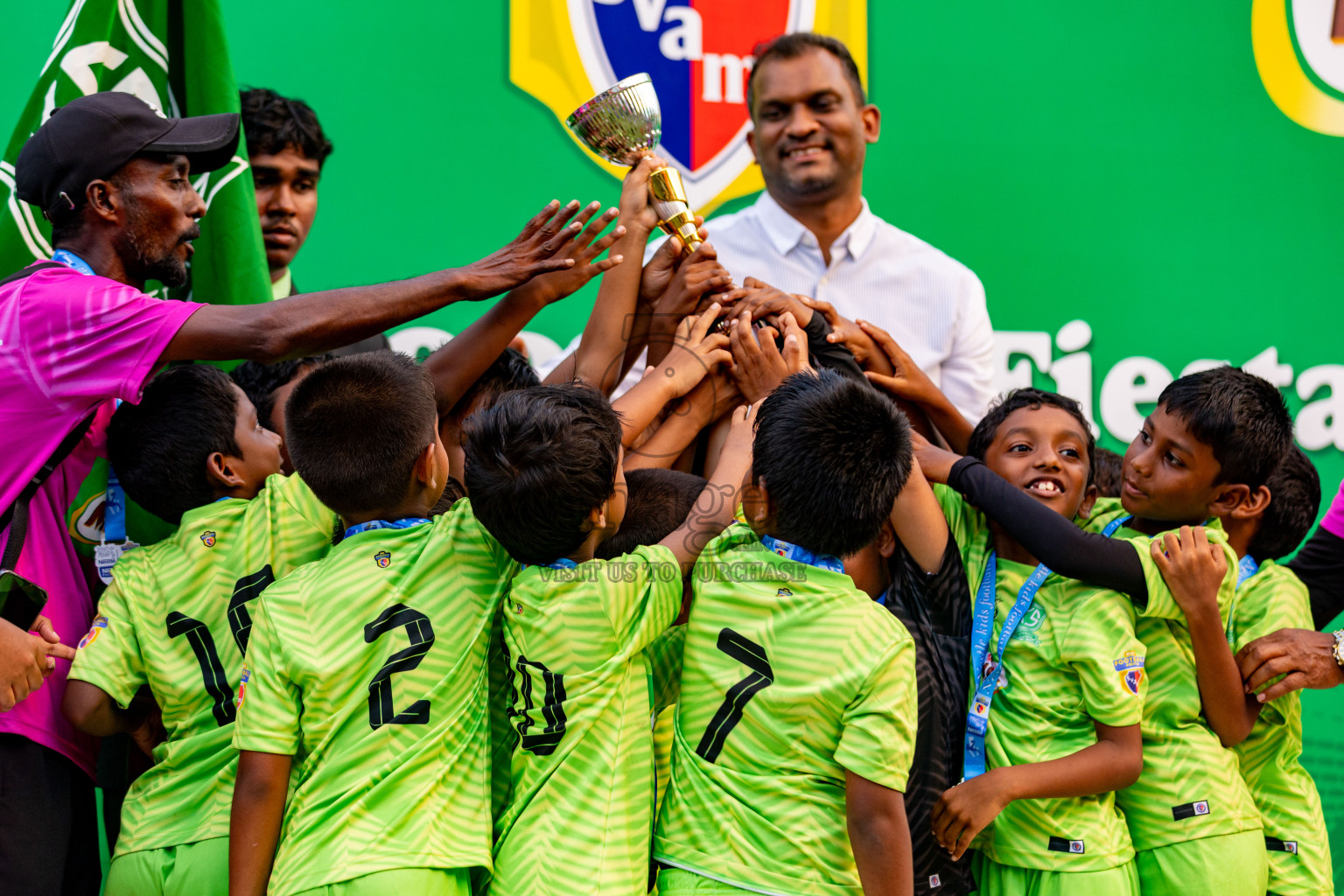 Day 2 of MILO Kids Football Fiesta was held at National Stadium in Male', Maldives on Saturday, 24th February 2024.