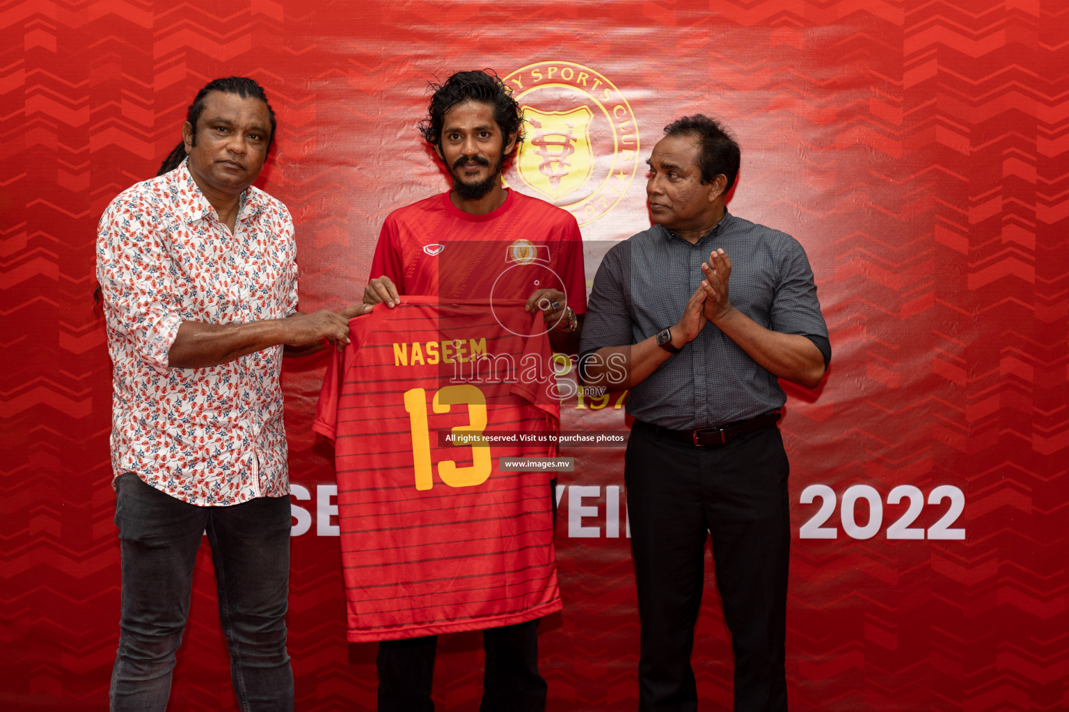 Victory Sports Club Jersey Unveiling 2022 on 14th July 2022, held in Jamaaludheen School Hall, Male', Maldives  Photos: Hassan Simah / Images.mv