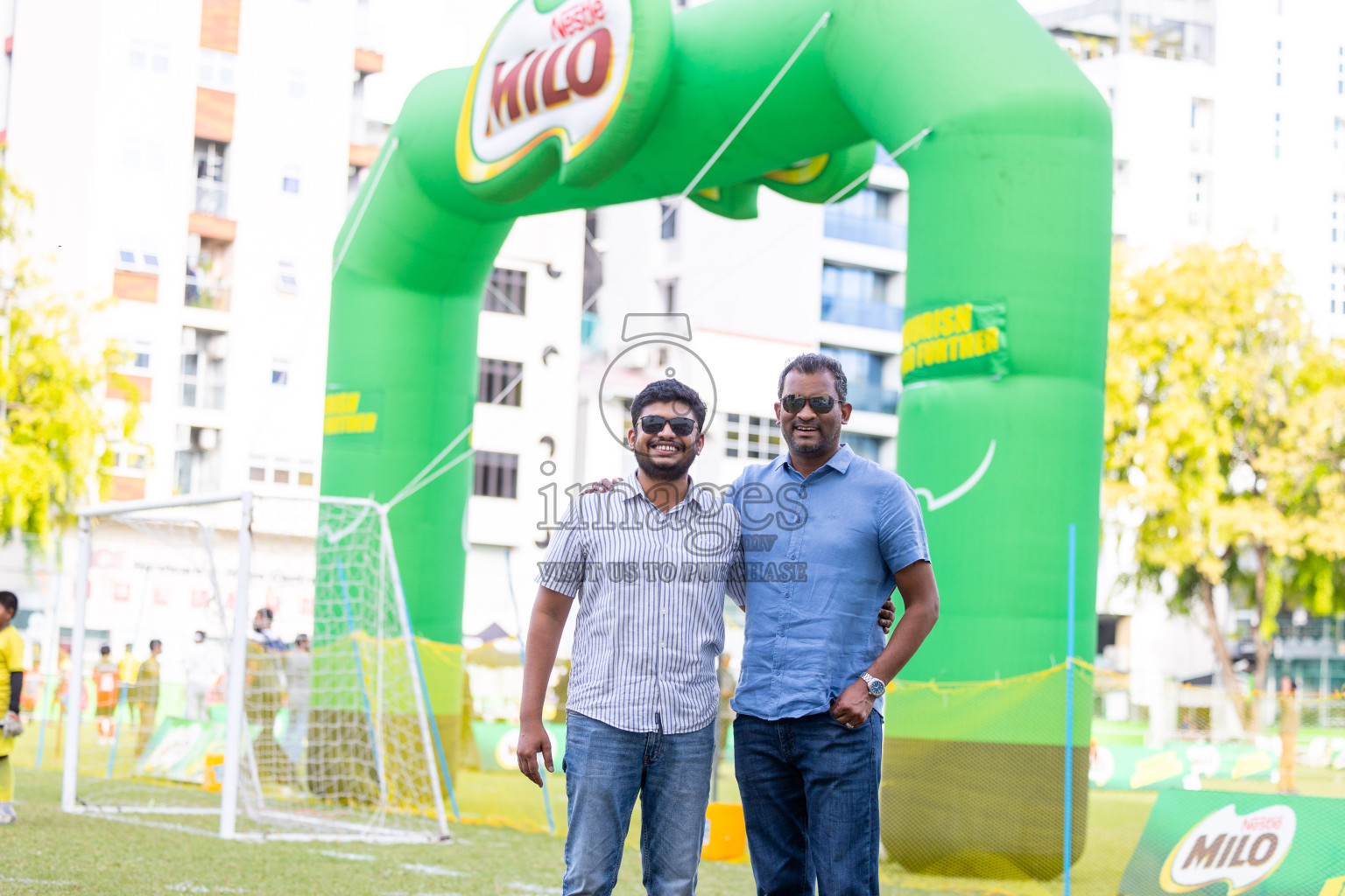 Day 1 of MILO Academy Championship 2024 - U12 was held at Henveiru Grounds in Male', Maldives on Thursday, 4th July 2024. 
Photos: Ismail Thoriq / images.mv