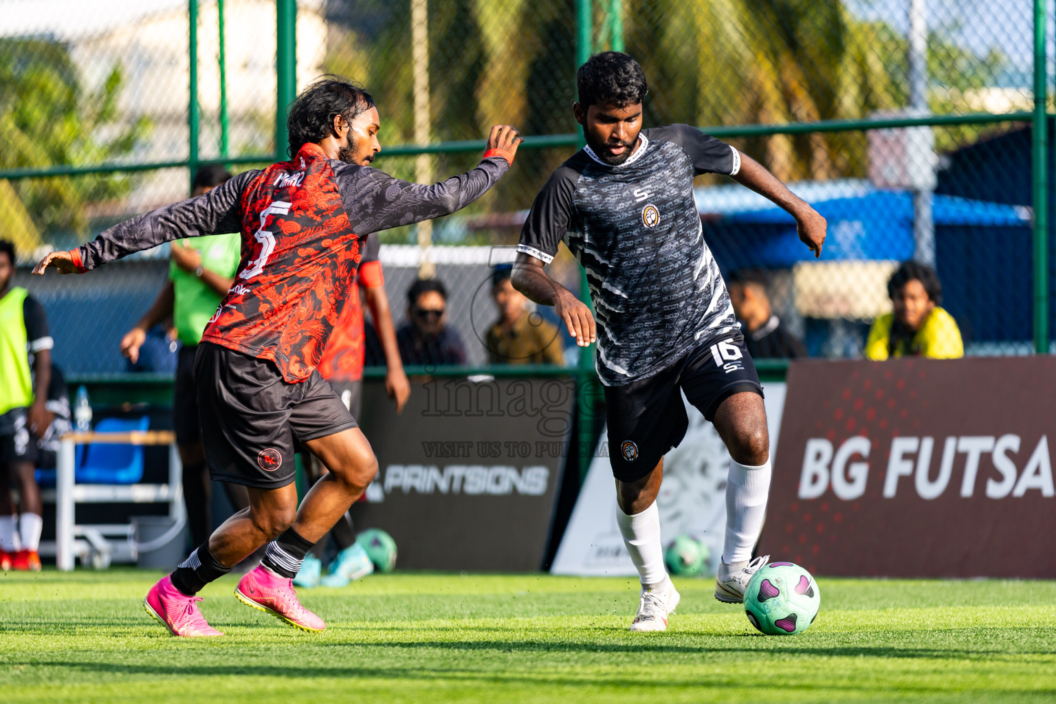 Boznia SC vs Banafsaa Kanmathi in Day 10 of BG Futsal Challenge 2024 was held on Thursday, 21st March 2024, in Male', Maldives Photos: Nausham Waheed / images.mv