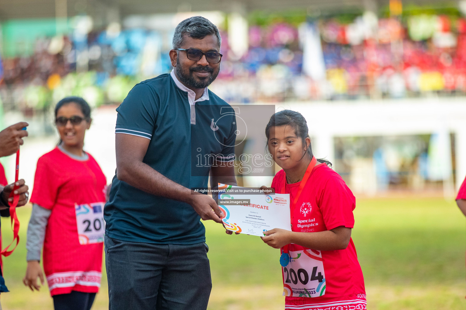 Day one of Inter School Athletics Championship 2023 was held at Hulhumale' Running Track at Hulhumale', Maldives on Saturday, 14th May 2023. Photos: Nausham Waheed / images.mv