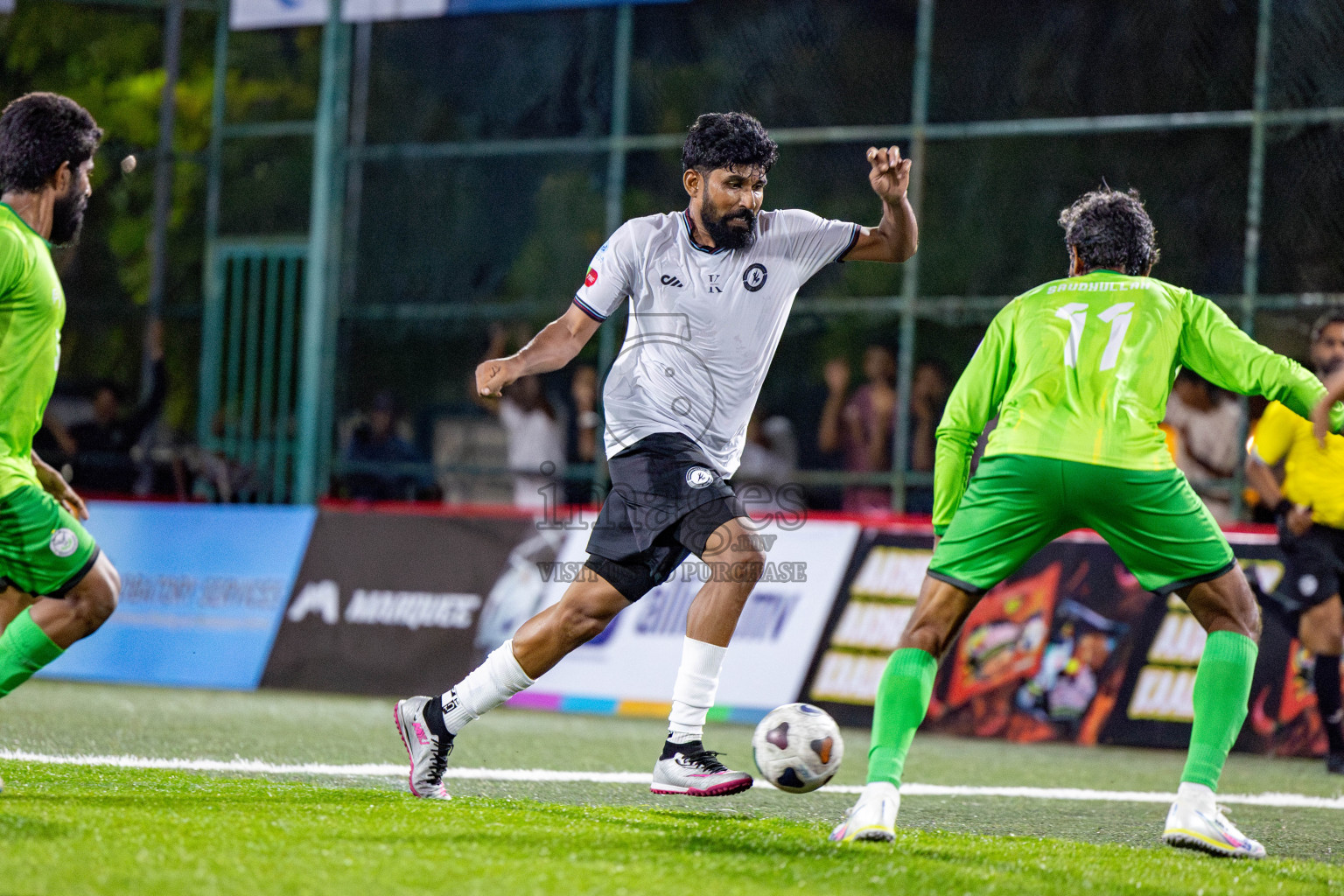 TEAM DJA vs KULHIVARU VUZARA in Club Maldives Classic 2024 held in Rehendi Futsal Ground, Hulhumale', Maldives on Monday, 16th September 2024. Photos: Nausham Waheed / images.mv