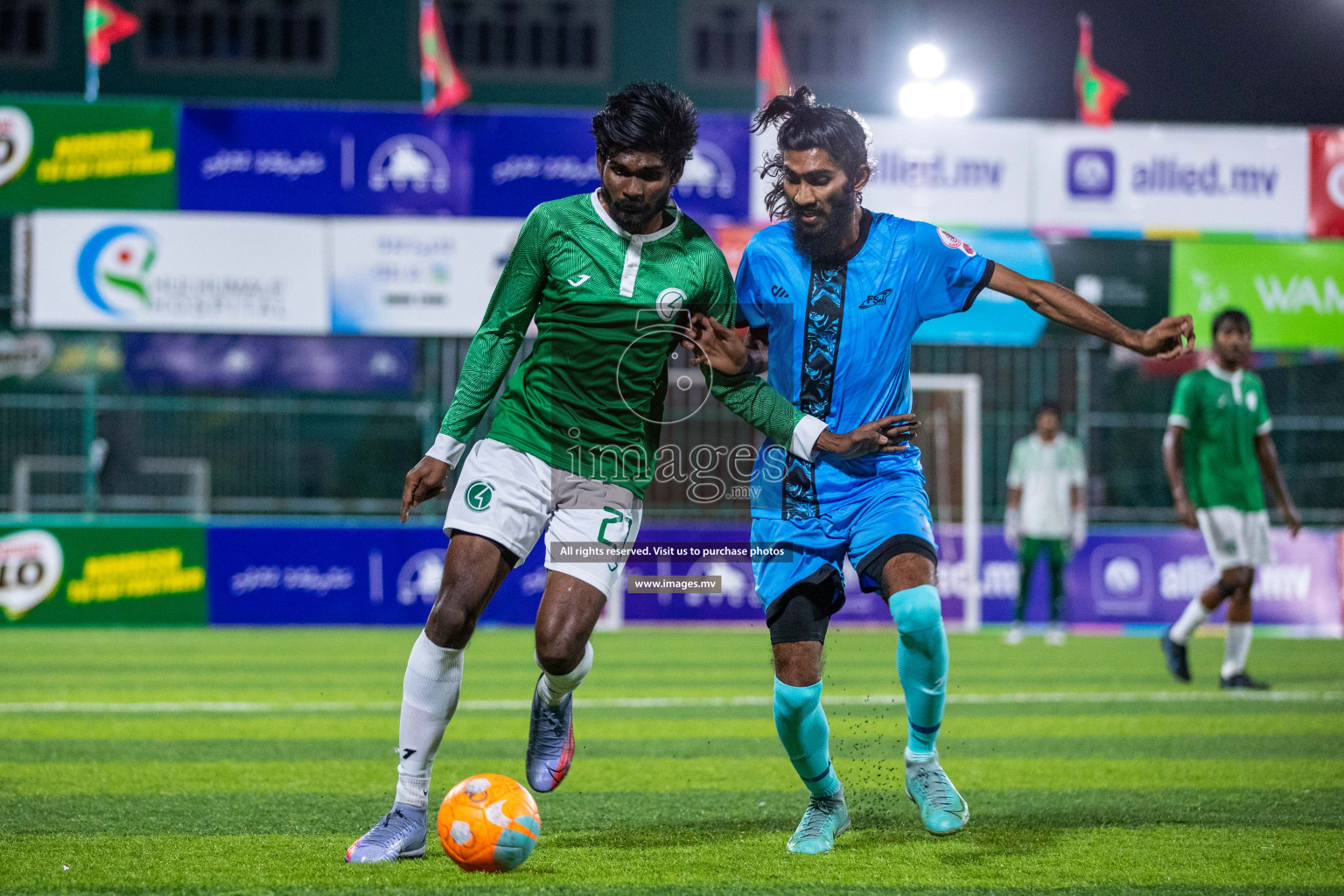 Team FSM vs Club HDC in the Quarter Finals of Club Maldives 2021 held at Hulhumale;, on 12th December 2021 Photos: Ismail Thoriq / images.mv