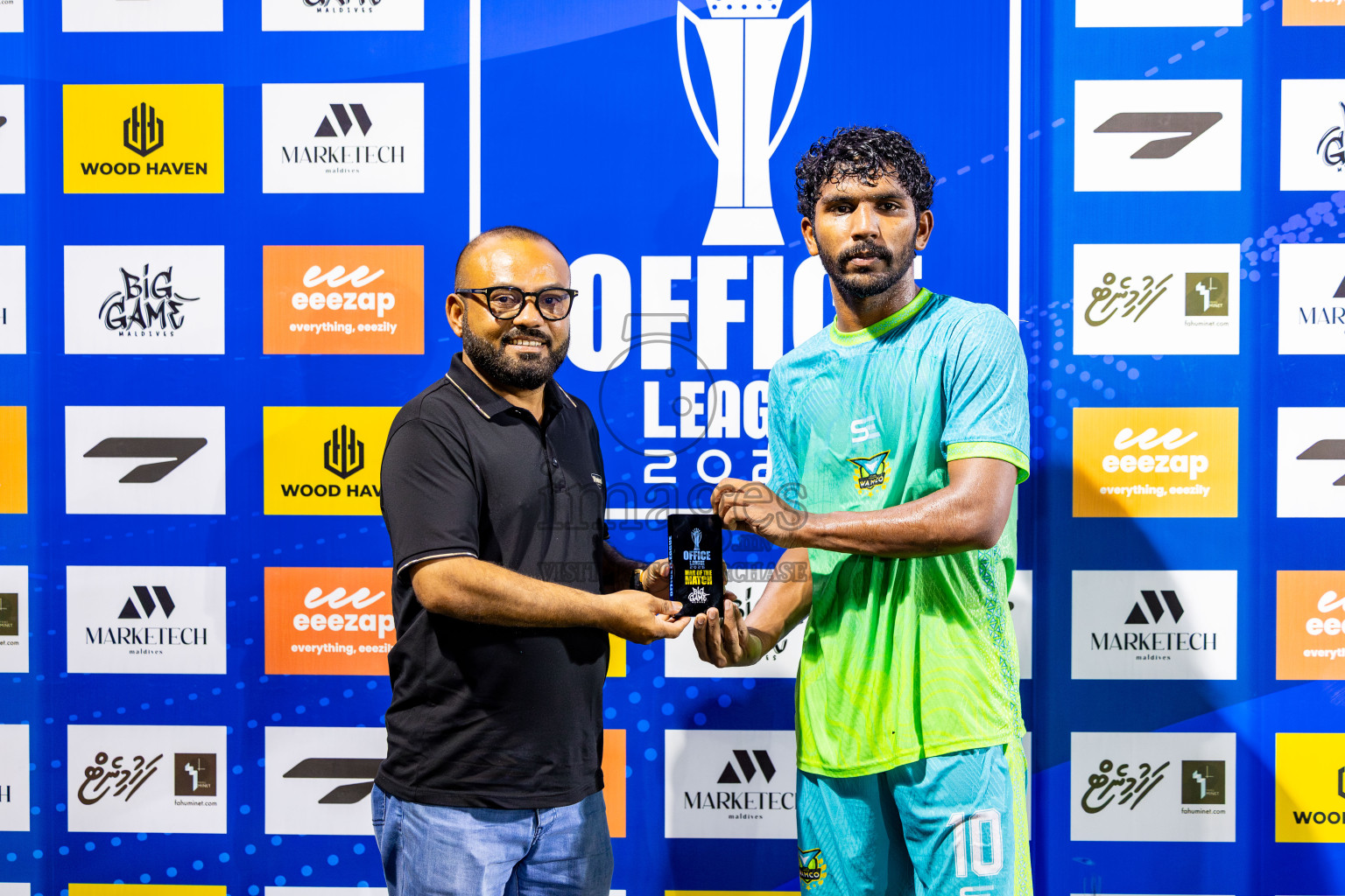 BML vs Club WAMCO in Day 15 of Office League 2025 was held on Friday, 2nd May 2025 in Hulhumale', Maldives. Photos: Nausham Waheed / images.mv