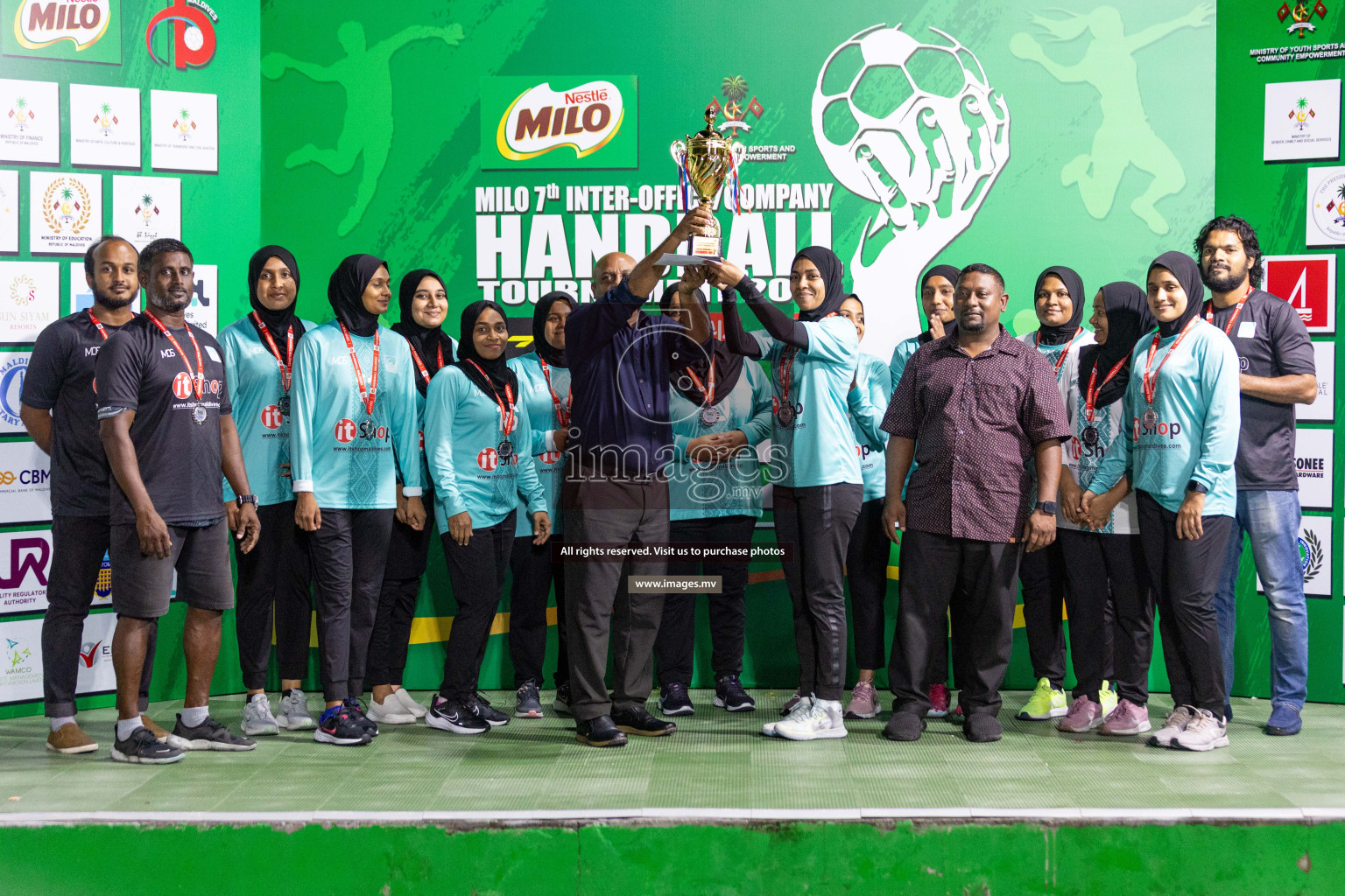 1st Division Final of 7th Inter-Office/Company Handball Tournament 2023, held in Handball ground, Male', Maldives on Monday, 24th October 2023 Photos: Nausham Waheed/ Images.mv