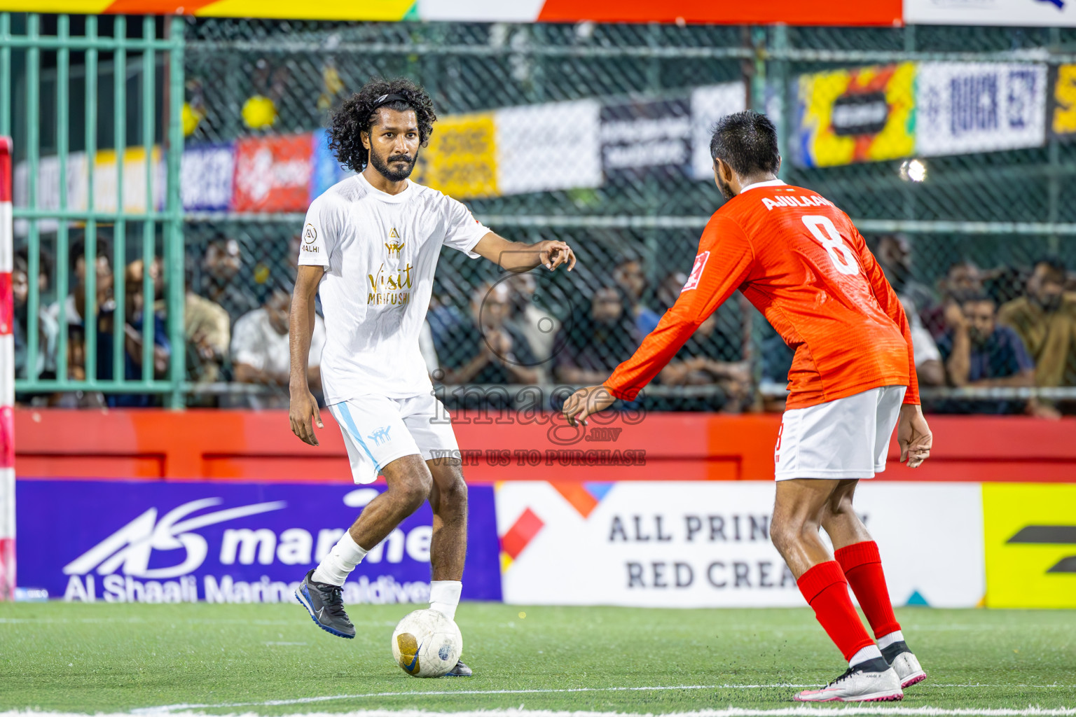K Maafushi vs K Kaashidhoo in Kaafu Atoll Finals Day 27 of Golden Futsal Challenge 2025 was held on Friday , 31st January 2025, in Hulhumale', Maldives. Photos: Ismail Thoriq / images.mv