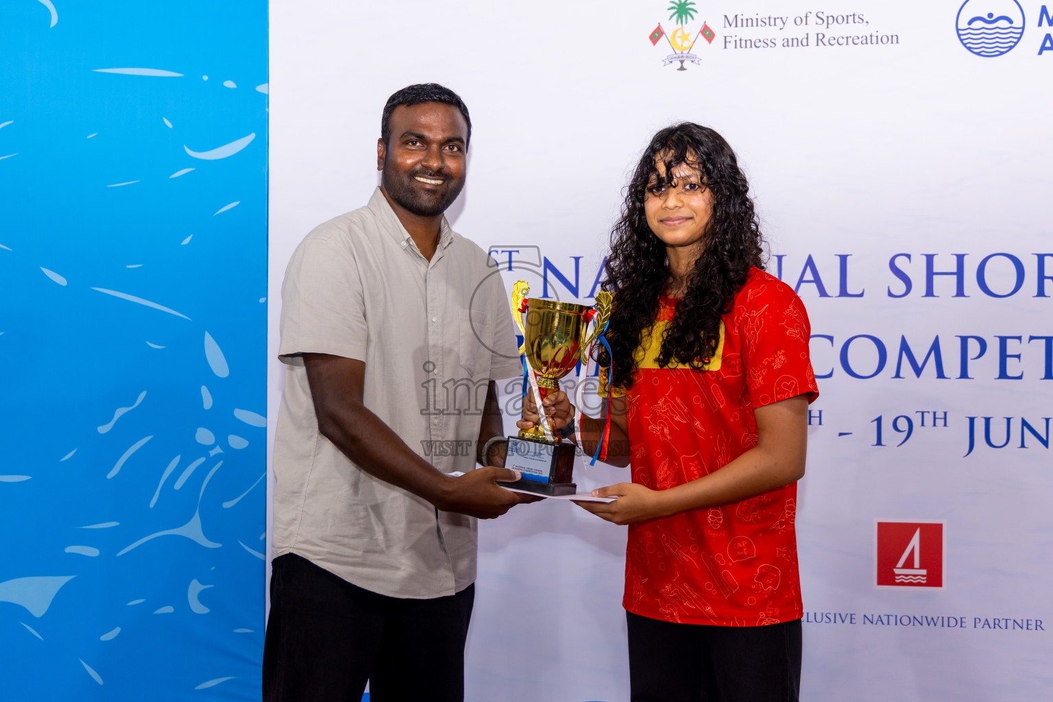 Closing Ceremony of 1st National Short Course Swimming Competition held in Hulhumale', Maldives on Thursday, 19th June 2025. Photos: Nausham Waheed / images.mv