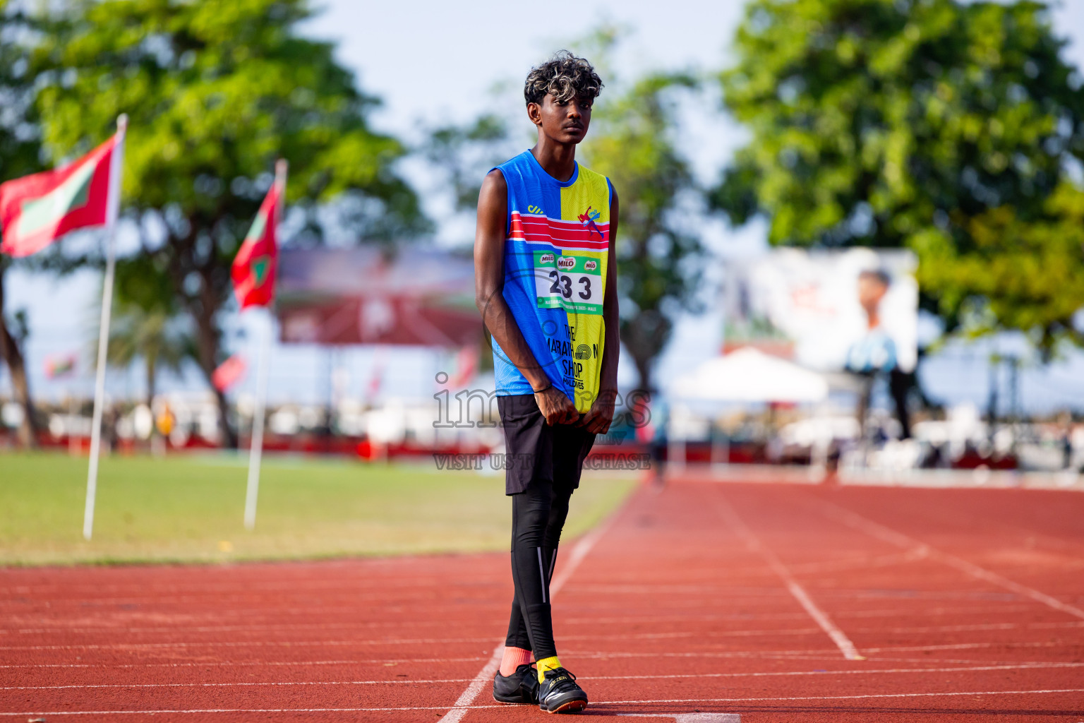 Day 1 of National Athletics Championship 2025 was held at Ekuveni Running Ground in Male', Maldives on Thursday, 14th August 2025. Photos: Nausham Waheed / images.mv