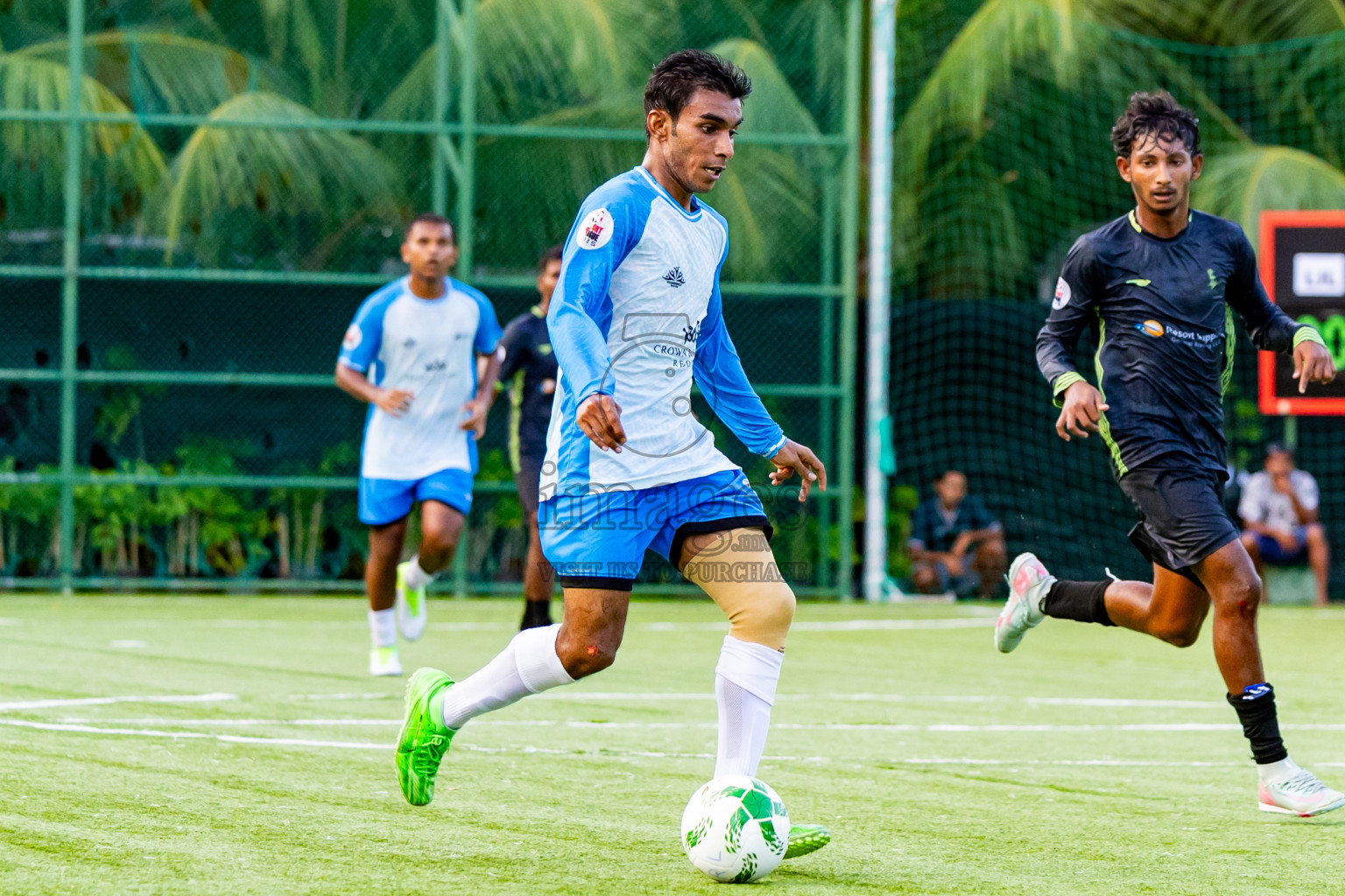 Lily Beach vs Vilamendhoo in Day 6 of Resort League 2025 (Ari Zone) was held on Wednesday, 25th June 2025 in Conrad Maldives Rangali Island, Alif Dhaalu Atoll, Maldives. Photos: Nausham Waheed / images.mv