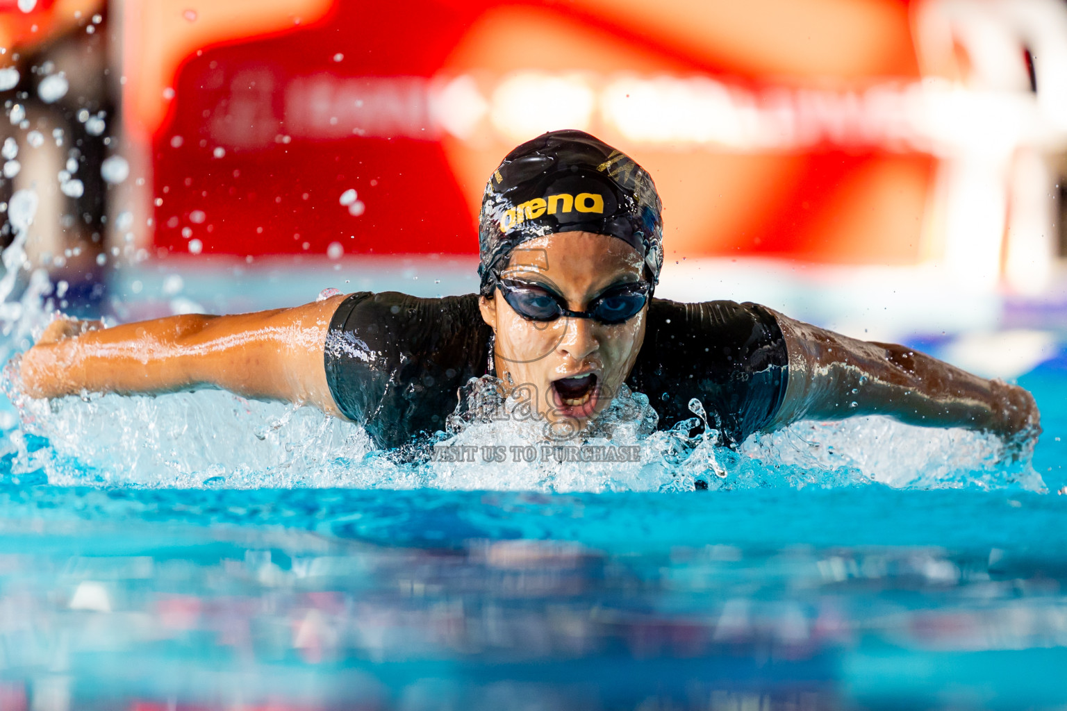 Day 6 of 20th Inter-school Swimming Competition 2024 held in Hulhumale', Maldives on Thursday, 17th October 2024. Photos: Nausham Waheed / images.mv