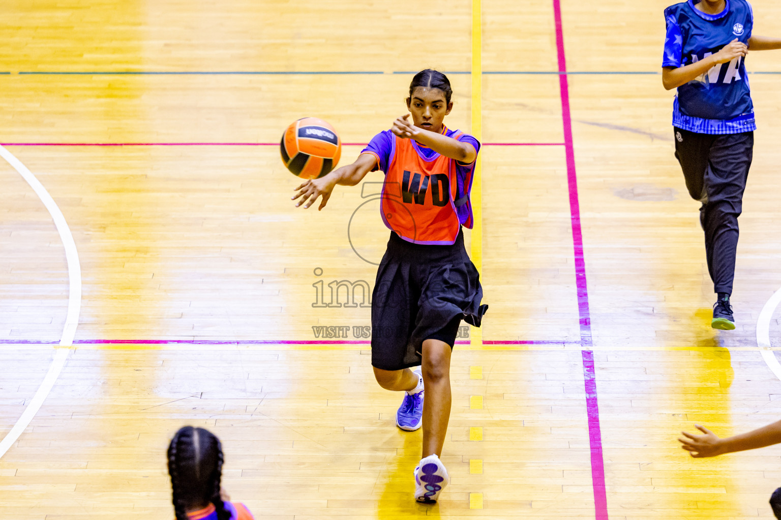 Day 10 of 25th Inter-School Netball Tournament was held in Social Center at Male', Maldives on Tuesday, 20th August 2024. Photos: Nausham Waheed / images.mv