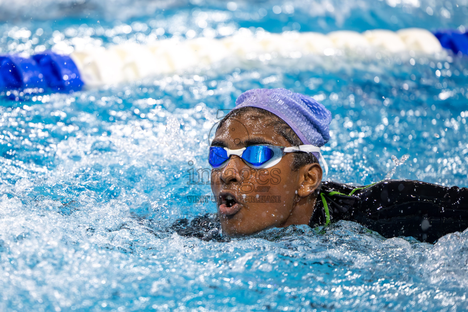 Day 2 of 20th BML Inter-school Swimming Competition 2024 held in Hulhumale', Maldives on Sunday, 13th October 2024. Photos: Ismail Thoriq / images.mv