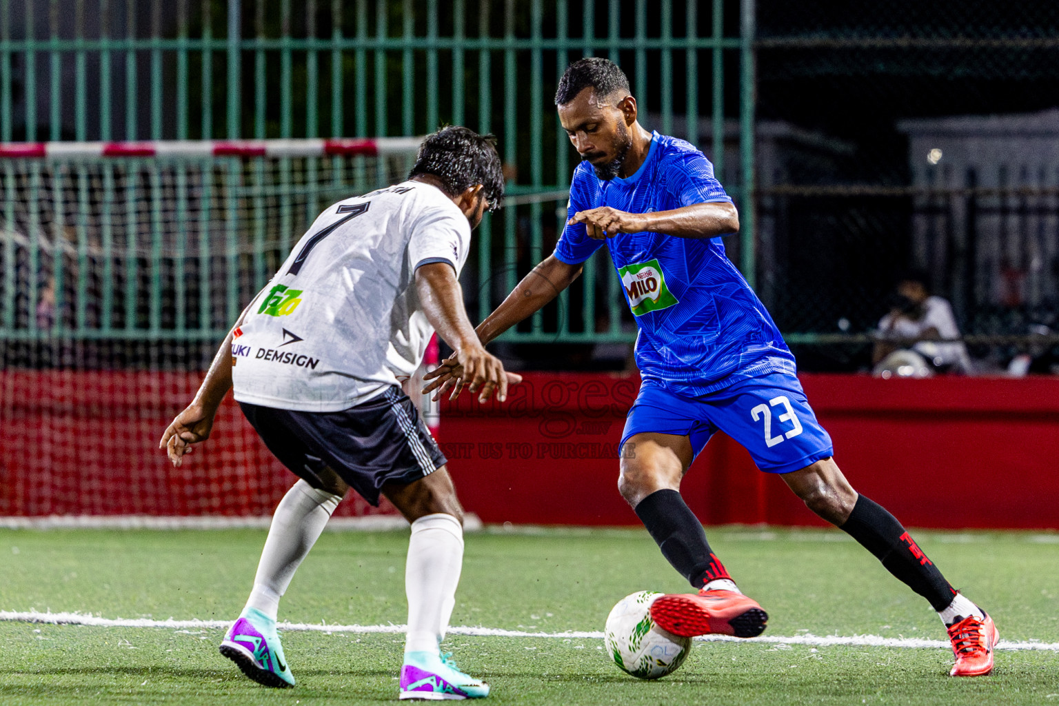 Kulhivaru Vuzaara vs Police Club in Day 15 of Office League 2025 was held on Friday, 2nd May 2025 in Hulhumale', Maldives. Photos: Nausham Waheed / images.mv