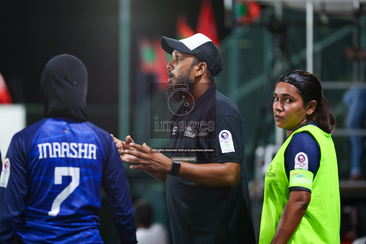 Fenaka vs Police in Eighteen Thirty 2023 held in Hulhumale, Maldives, on Sunday, 30th July 2023 Photos: Nausham Waheed / images.mv