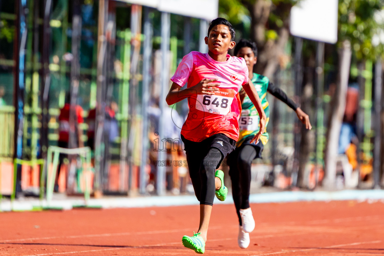 Day 1 of Inter-school Athletics Championship 2025 held in Ekuveni Synthetic Track, Male', Maldives on Monday, 06th October 2025. Photos by: Nausham Waheed / Images.mv
