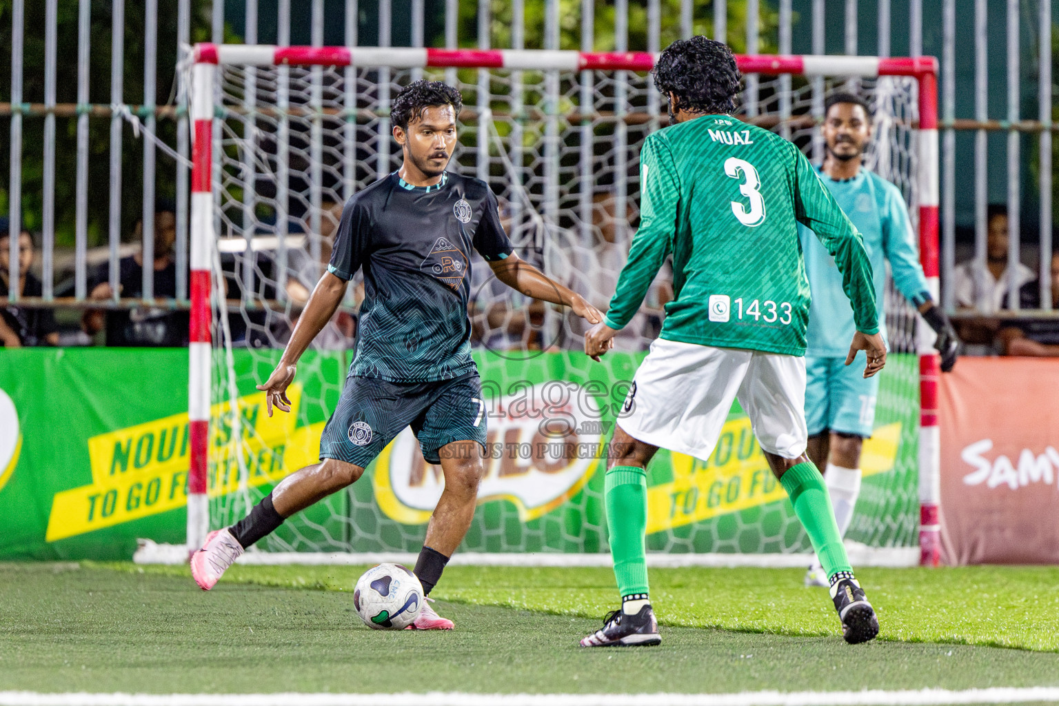 SDFC VS TEAM BADHAHI in Club Maldives Classic 2024 held in Rehendi Futsal Ground, Hulhumale', Maldives on Monday, 9th September 2024. Photos: Nausham Waheed / images.mv