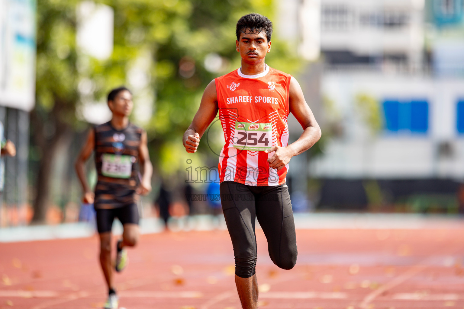 Day 2 of 12th Milo Association Championships was held in Ekuveni Track at Male', Maldives on Friday, 25th April 2025. 
Photos: Hassan Simah / images.mv