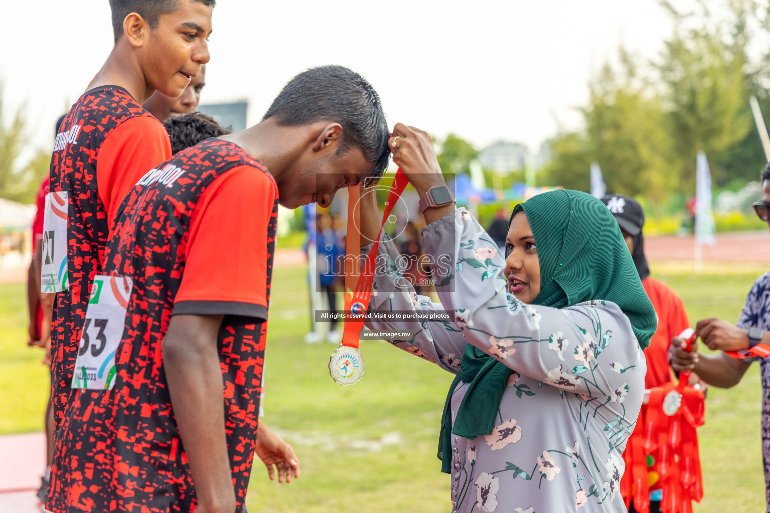 Final Day of Inter School Athletics Championship 2023 was held in Hulhumale' Running Track at Hulhumale', Maldives on Friday, 19th May 2023. Photos: Ismail Thoriq / images.mv