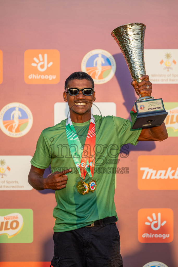 Day 3 of 33rd National Athletics Championship was held in Ekuveni Track at Male', Maldives on Saturday, 7th September 2024. Photos: Suaadh Abdul Sattar / images.mv