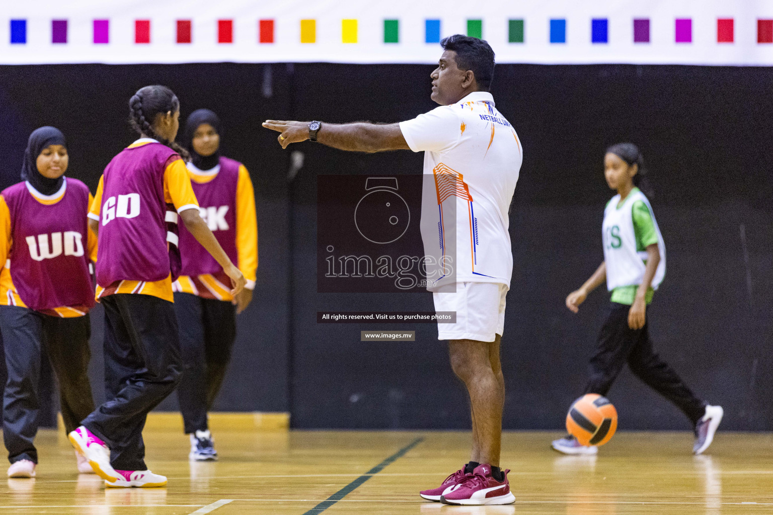 Day3 of 24th Interschool Netball Tournament 2023 was held in Social Center, Male', Maldives on 29th October 2023. Photos: Nausham Waheed, Mohamed Mahfooz Moosa / images.mv