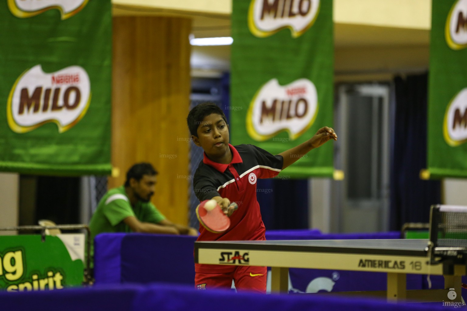 9th Milo Inter-school Table Tennis Championship 2017 Day 2 in Male , Maldives. Sunday, September. 10, 2017.( Images.mv Photo/ Abdulla Abeedh ).