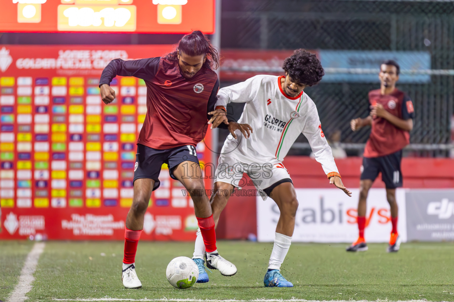 Th Omadhoo vs L Isdhoo on Day 37 of Golden Futsal Challenge 2024 was held on Thursday, 22nd February 2024, in Hulhumale', Maldives
Photos: Ismail Thoriq / images.mv