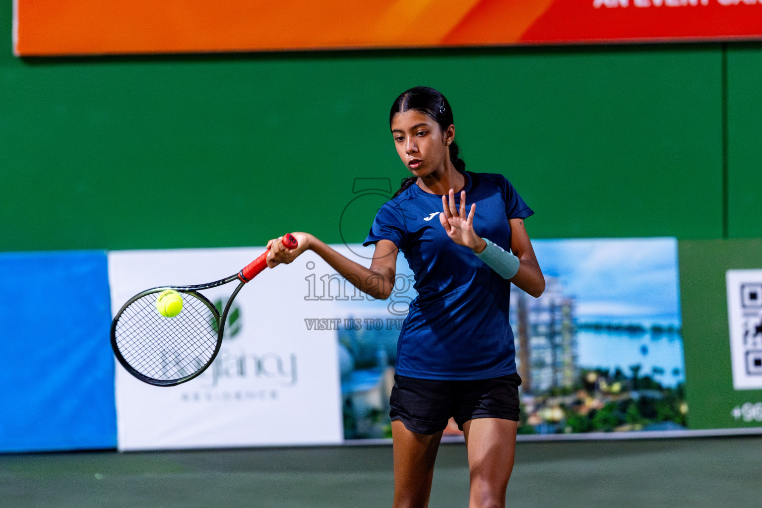 Day 2 of ATF Maldives Junior Open Tennis was held in Male' Tennis Court, Male', Maldives on Tuesday, 10th December 2024. Photos: Nausham Waheed / images.mv