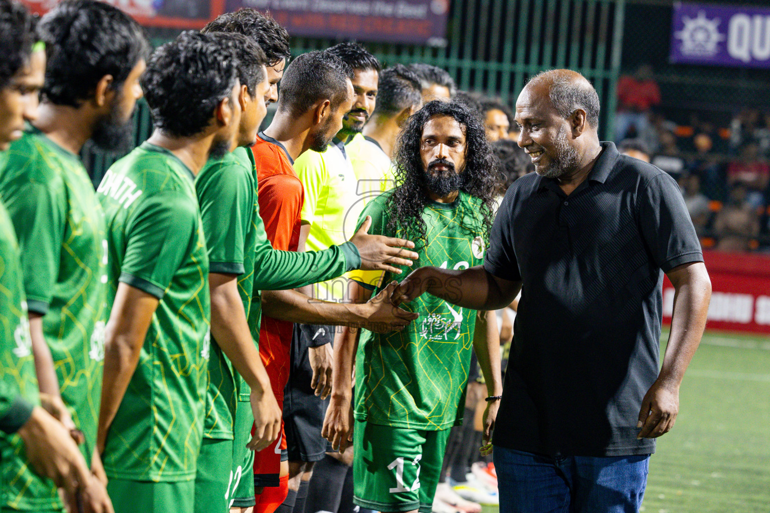 R Rasgetheemu vs R Maduvvari in Day 14 of Golden Futsal Challenge 2025 was held on Saturday, 18th January 2025, in Hulhumale', Maldives. Photos: Ismail Thoriq / images.mv