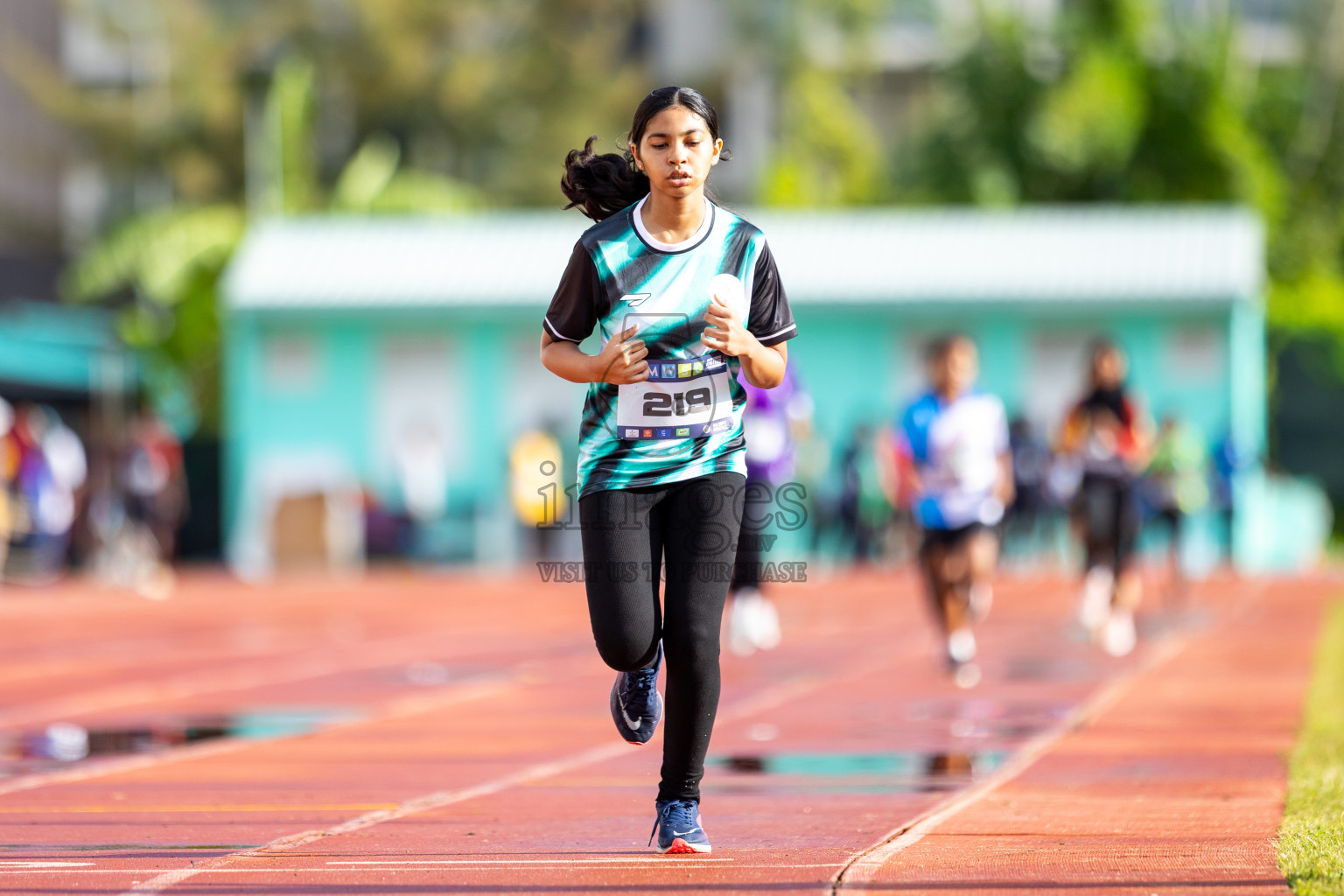 Day 1 of MWSC Interschool Athletics Championships 2024 held in Hulhumale Running Track, Hulhumale, Maldives on Saturday, 9th November 2024. 
Photos by: Ismail Thoriq / images.mv