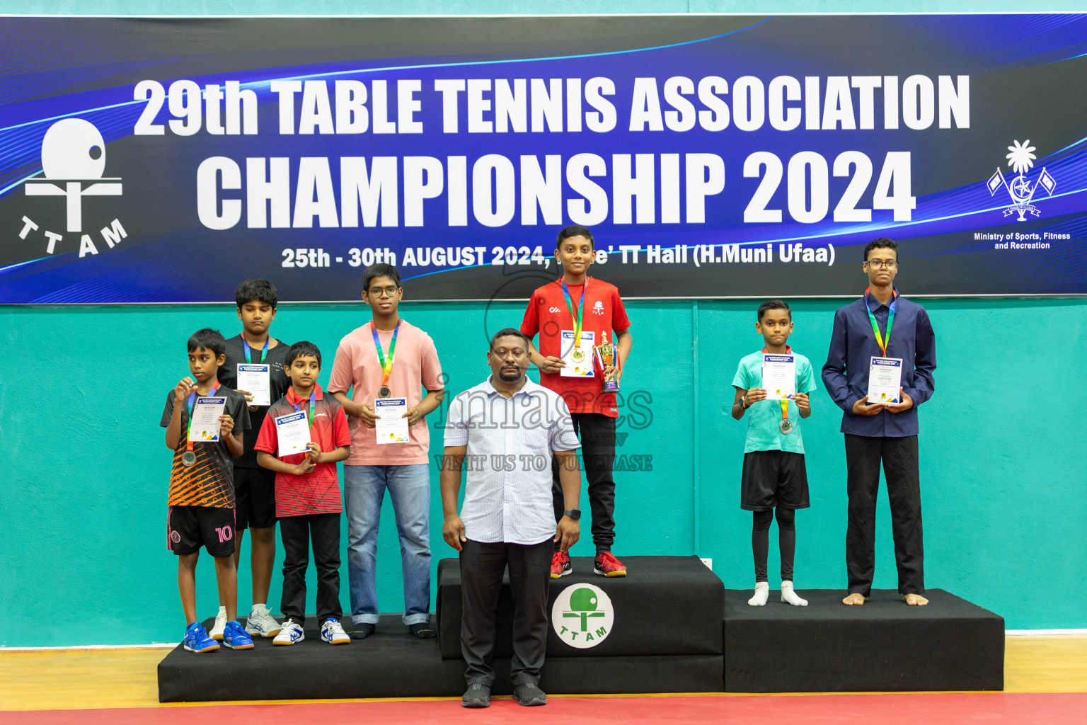 29th Table Tennis Association Championship 2024, 30th August 2024 at Male'TT Hall,Photos by Shuu Abdul Sattar