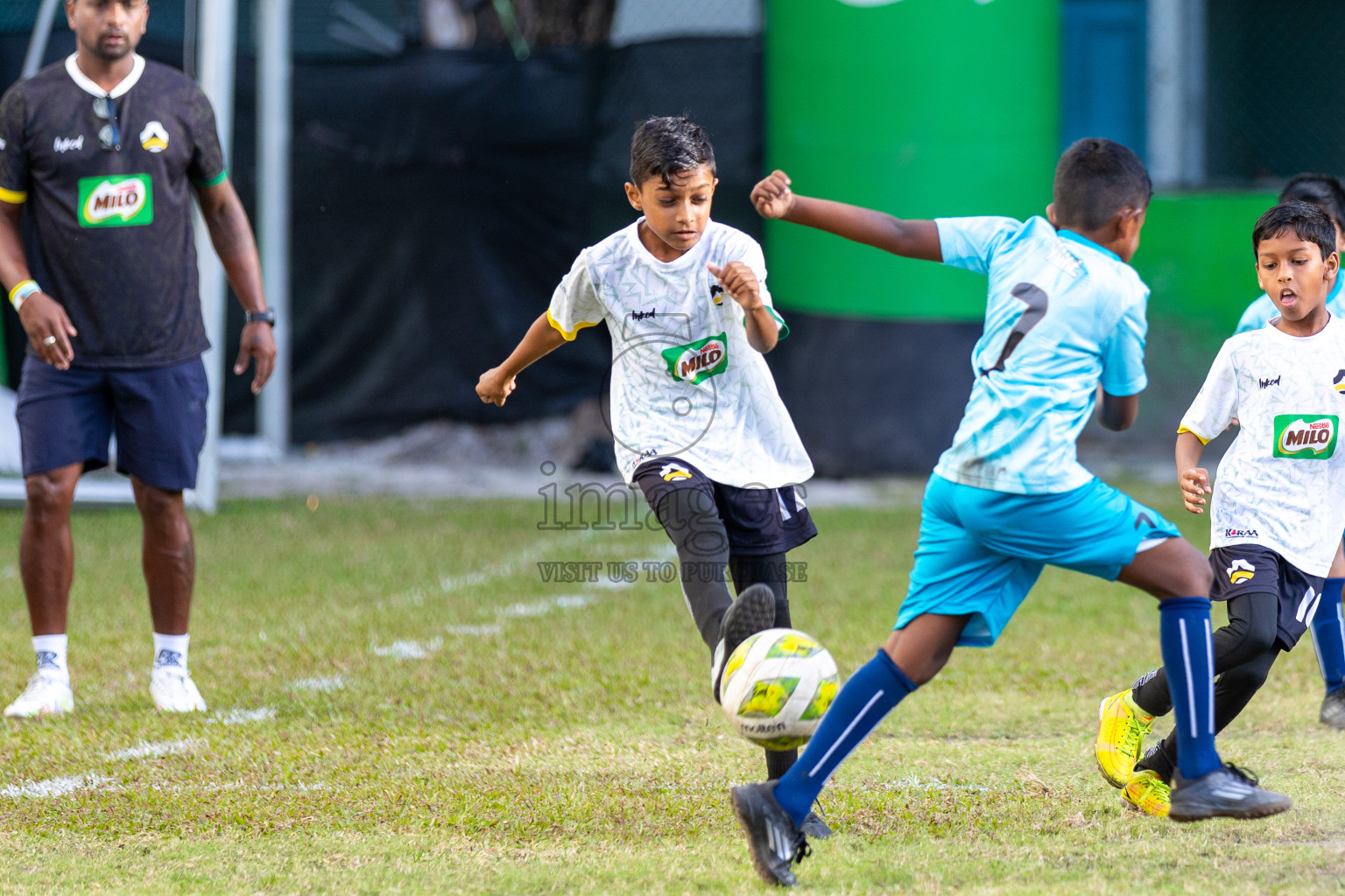 Day 2 of MILO Academy Championship 2025 was held on Friday, 14th February 2025 in Henveiru Stadium.
Photos: Mohamed Mahfooz Moosa / Images.mv