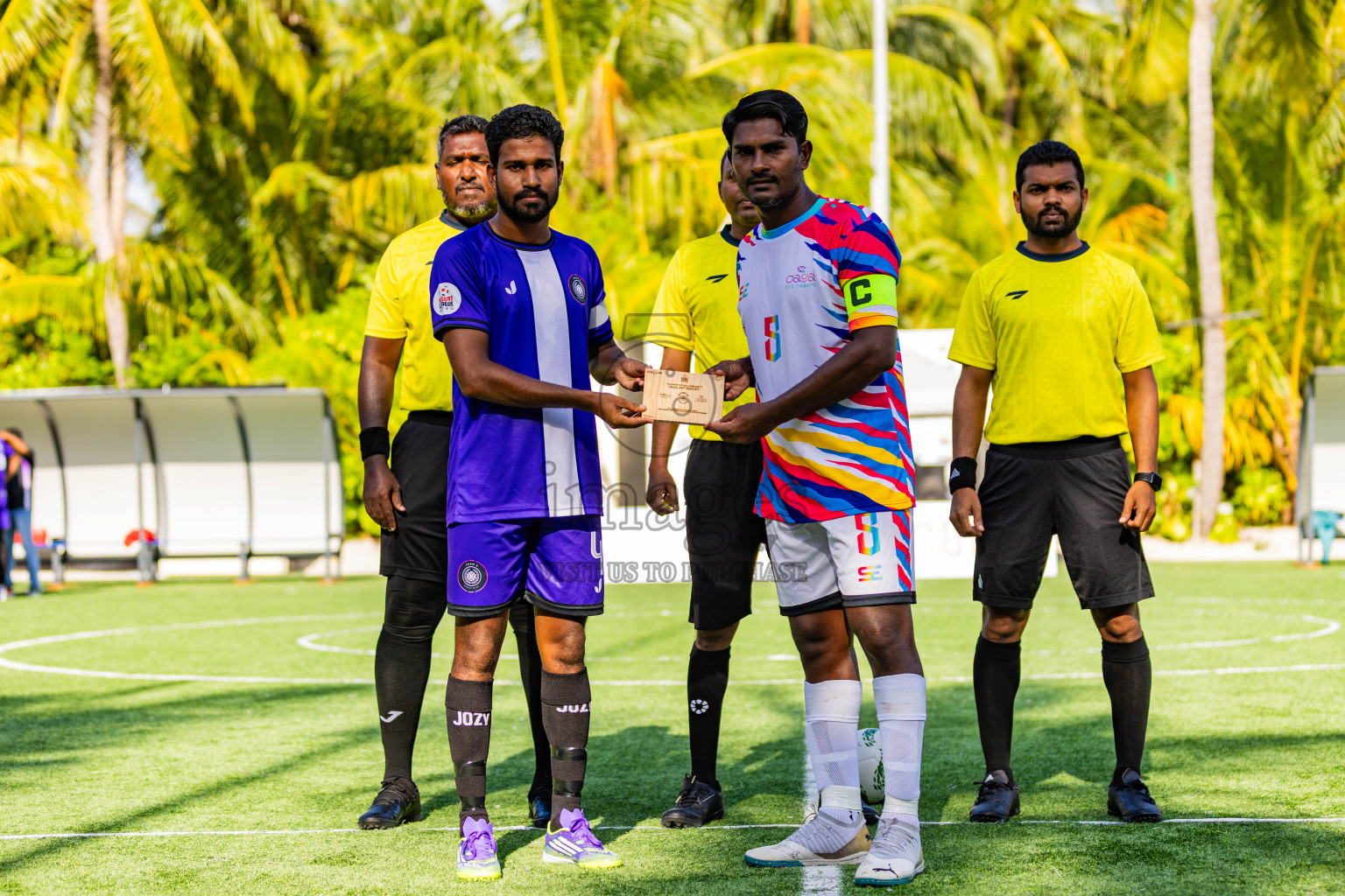 Oaga vs Oblu Experience in Resort League 2025 (North Male Zone) day 10 was held on Friday, 12th September 2025 in One And Only Reethi Rah Maldives Resort, Photos: Areef Adam / images.mv