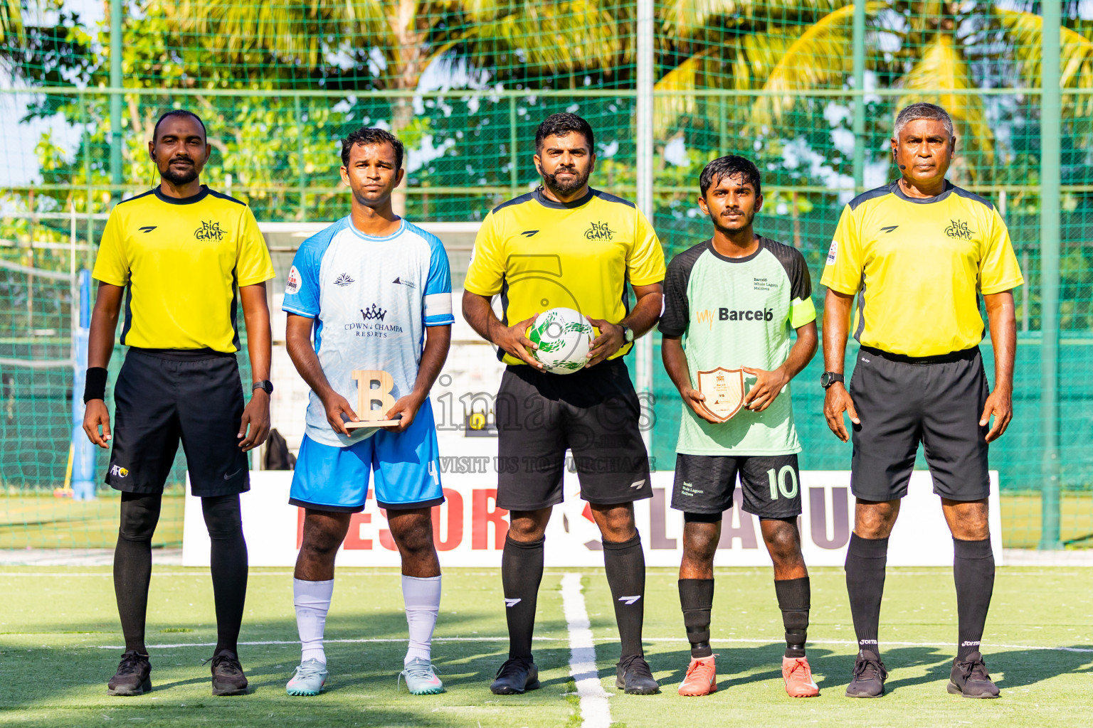 Barcelo vs Vilamendhoo in Day 3 of Resort League 2025 (Ari Zone) was held on Sunday, 22nd June 2025 in Conrad Maldives Rangali Island, Alif Dhaalu Atoll, Maldives. Photos: Nausham Waheed / images.mv