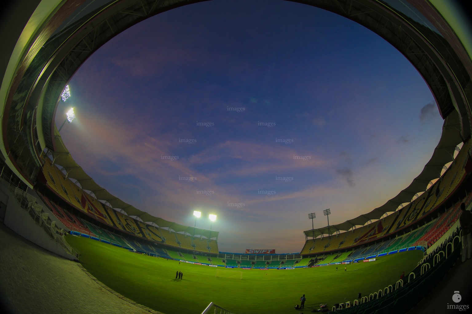All matches of SAFF Suzuki Cup will be played in Trivandrum International Stadium in Thiruvananthapuram, India, Monday, December 21, 2015. (Images.mv Photo: Hussain Sinan)