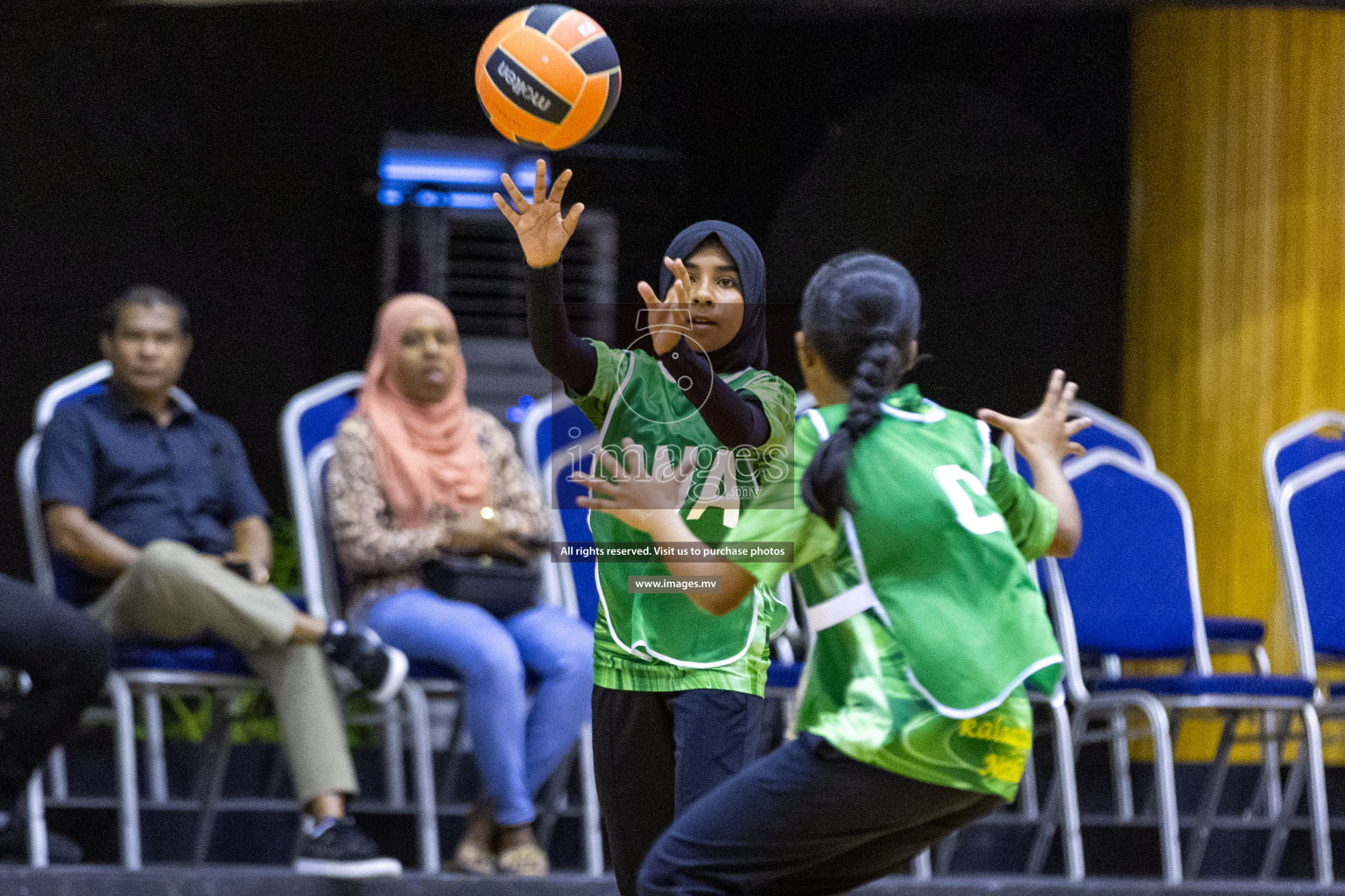 Day6 of 24th Interschool Netball Tournament 2023 was held in Social Center, Male', Maldives on 1st November 2023. Photos: Nausham Waheed / images.mv