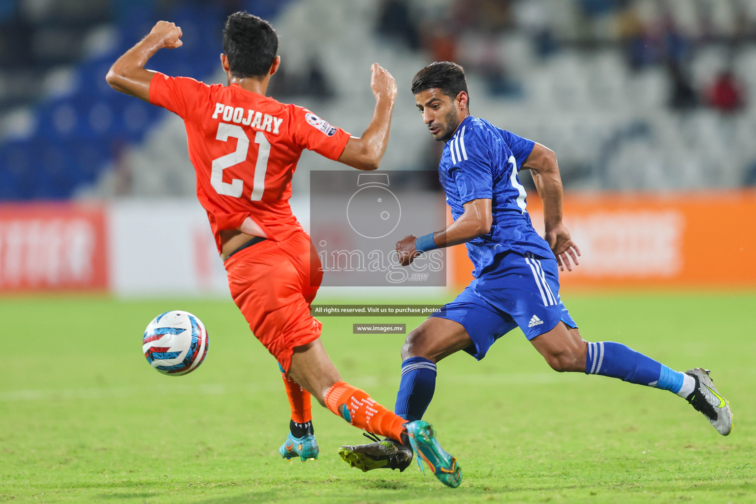 Kuwait vs India in the Final of SAFF Championship 2023 held in Sree Kanteerava Stadium, Bengaluru, India, on Tuesday, 4th July 2023. Photos: Nausham Waheed / images.mv