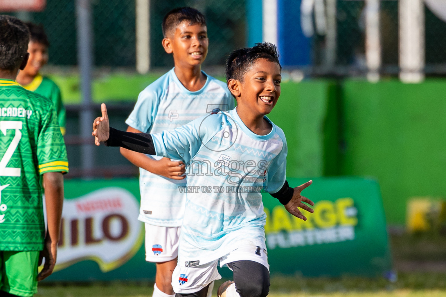 Day 2 of MILO Academy Championship 2026 (U8/U10) was held on Saturday, 18th April 2026 at Henveiru Football Grounds, Male', Maldives . Photos: Mohamed Mahfooz Moosa, Ibrahim Niumathulla / images.mv