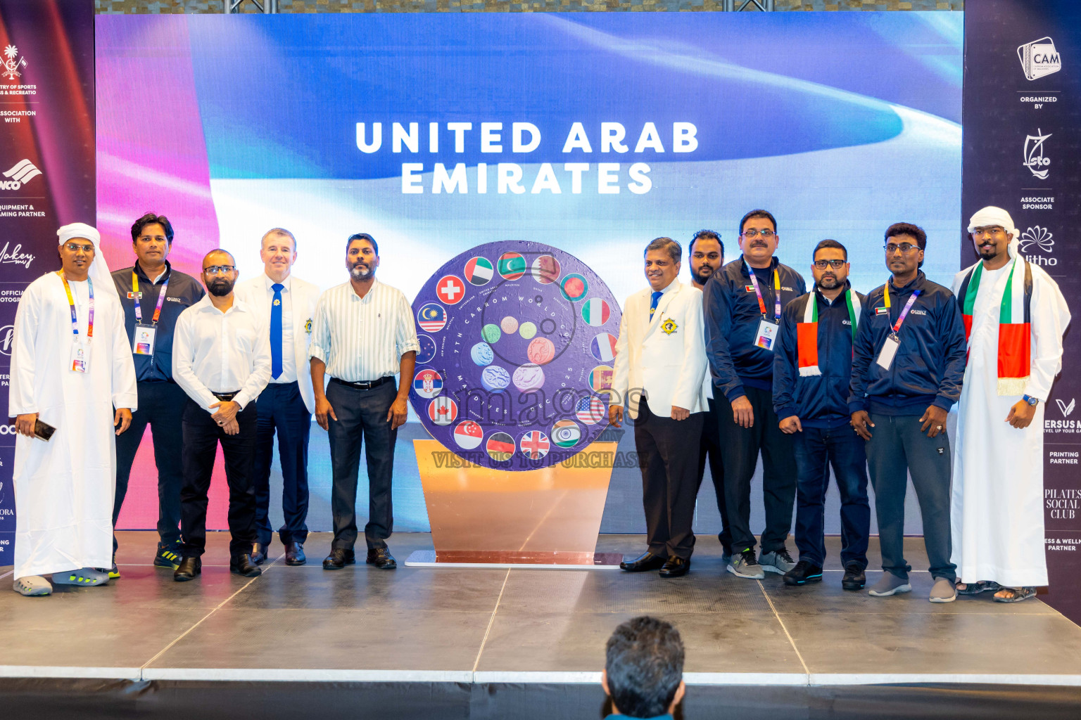 Opening Ceremony of 7th Carrom World Cup was held on Tuesday, 2nd November 2025 at Barceló Nasandhura Male', Maldives. Photos: Nausham Waheed / images.mv