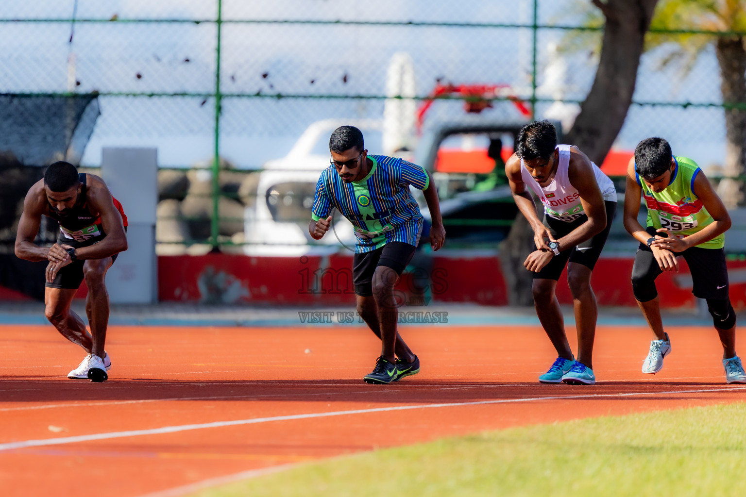 Day 1 of 12th Milo Association Championships was held in Ekuveni Track at Male', Maldives on Thursday, 24th April 2025. Photos: Nausham Waheed  / images.mv