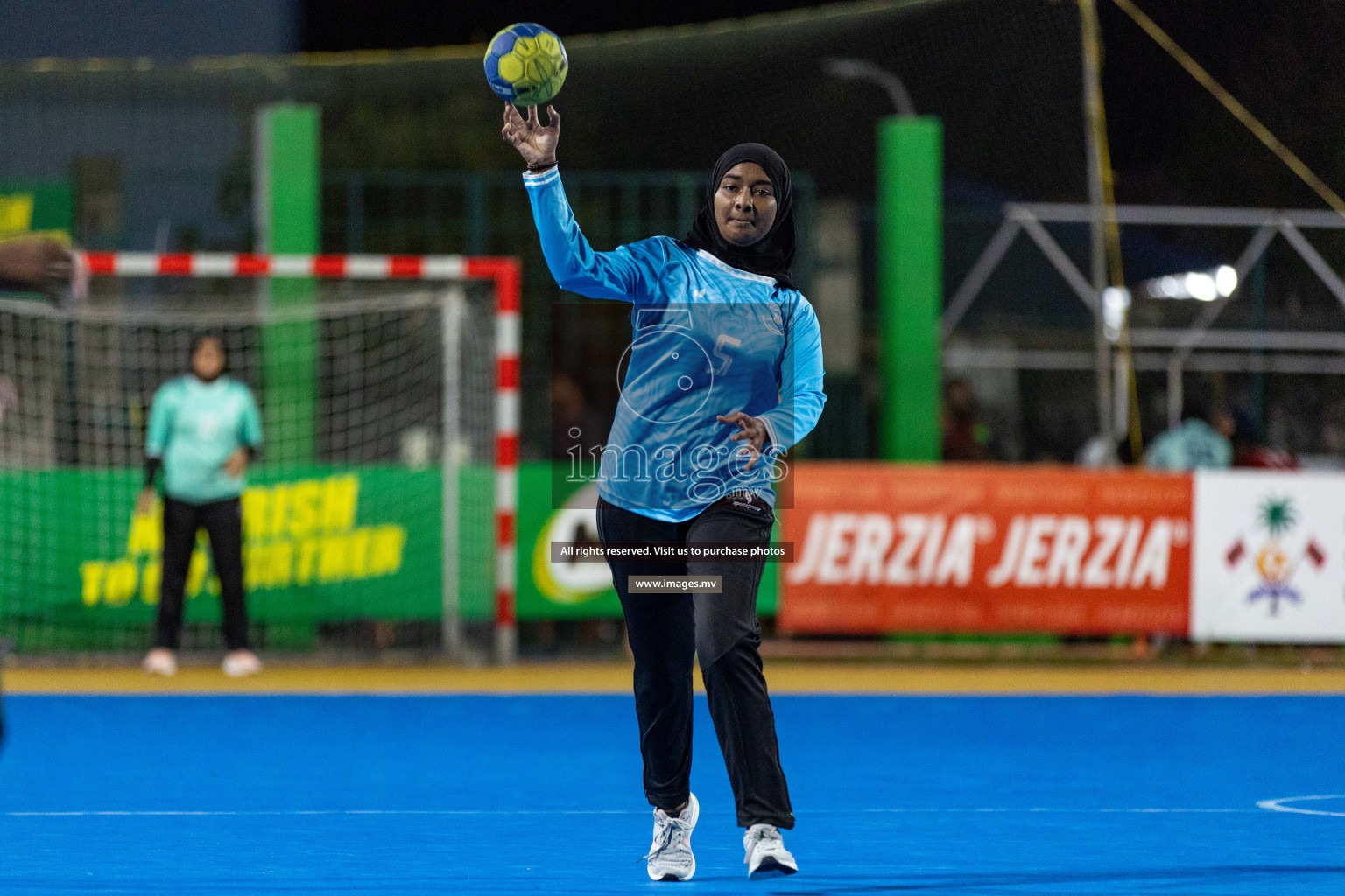 Day 5 of 7th Inter-Office/Company Handball Tournament 2023, held in Handball ground, Male', Maldives on Tuesday, 19th September 2023 Photos: Nausham Waheed/ Images.mv