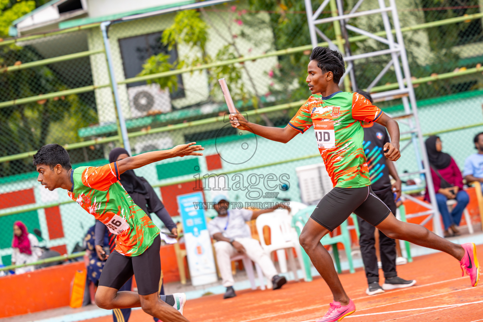 Day 6 of Inter-school Athletics Championship 2025 held in Ekuveni Synthetic Track, Male', Maldives on Sunday, 12th October 2025. Photos by: Ismail Thoriq / Images.mv