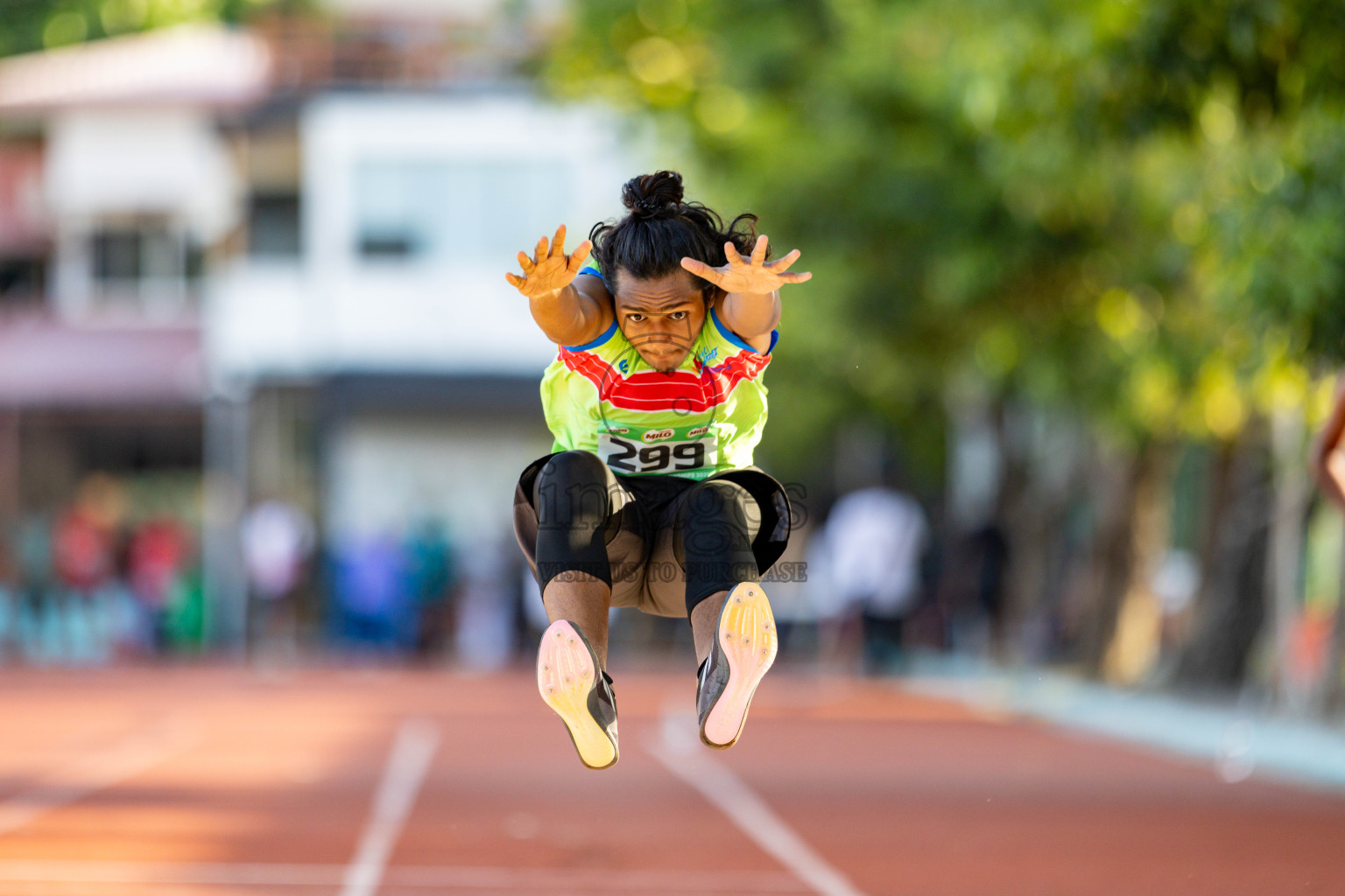 Day 2 of 12th Milo Association Championships was held in Ekuveni Track at Male', Maldives on Friday, 25th April 2025. 
Photos: Hassan Simah / images.mv