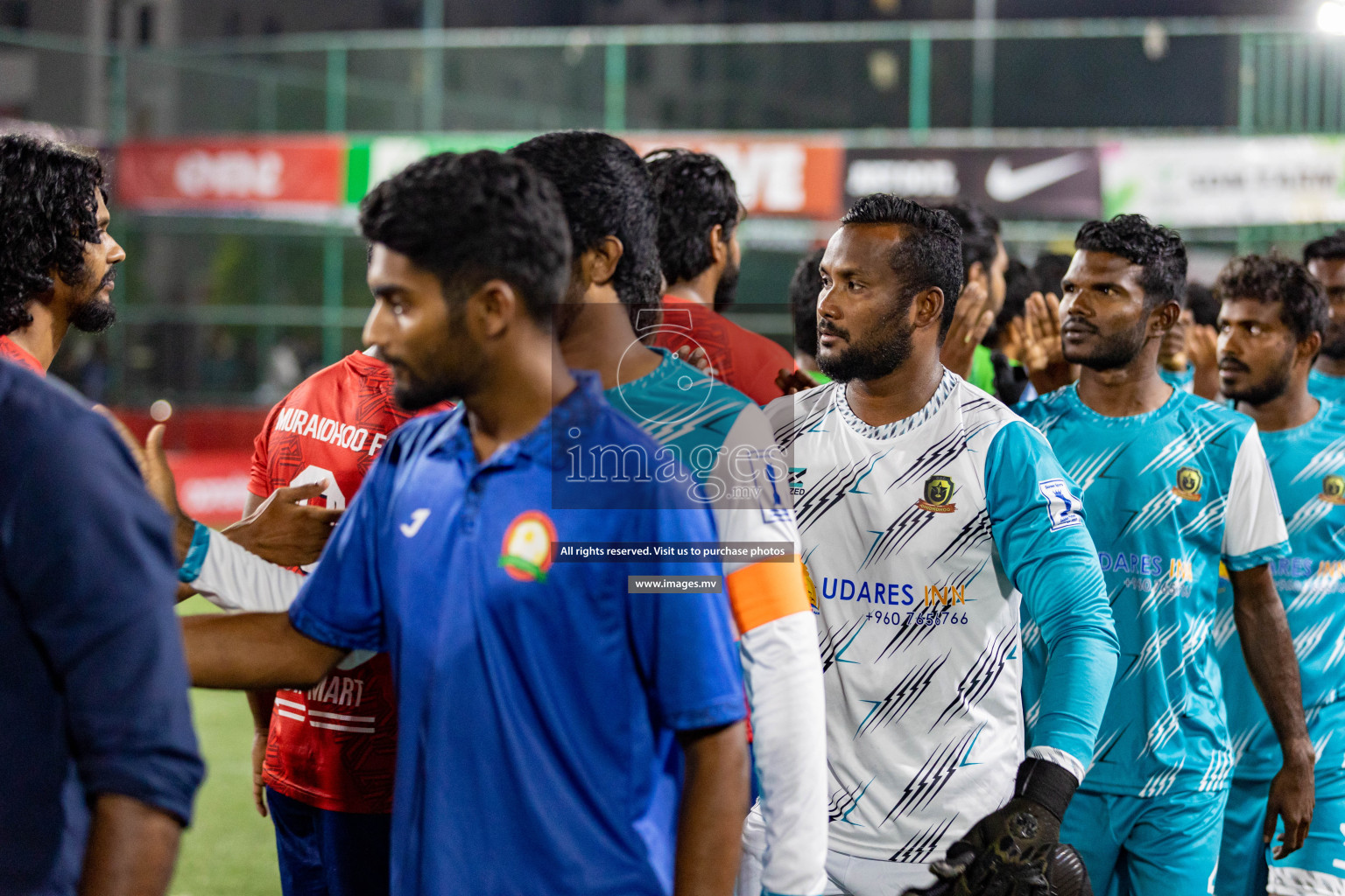 HA. Dhidhdhoo vs HA. Muraidhoo in Day 6 of Golden Futsal Challenge 2023 on 10 February 2023 in Hulhumale, Male, Maldives