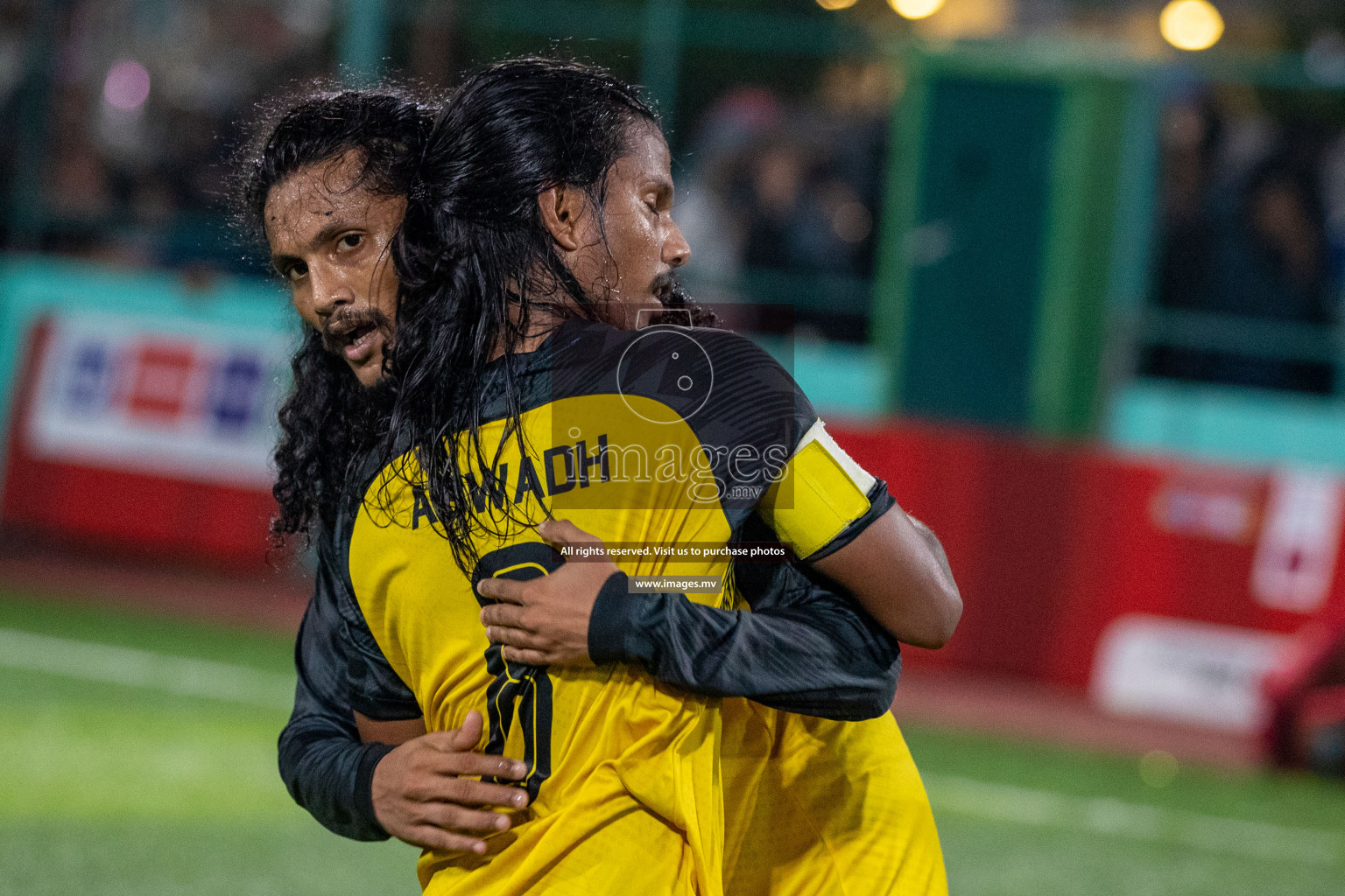 RRC Vs FSM in the Semi Finals of Club Maldives 2021 held in Hulhumale, Maldives on 19 December 2021. Photos: Ismail Thoriq / images.mv