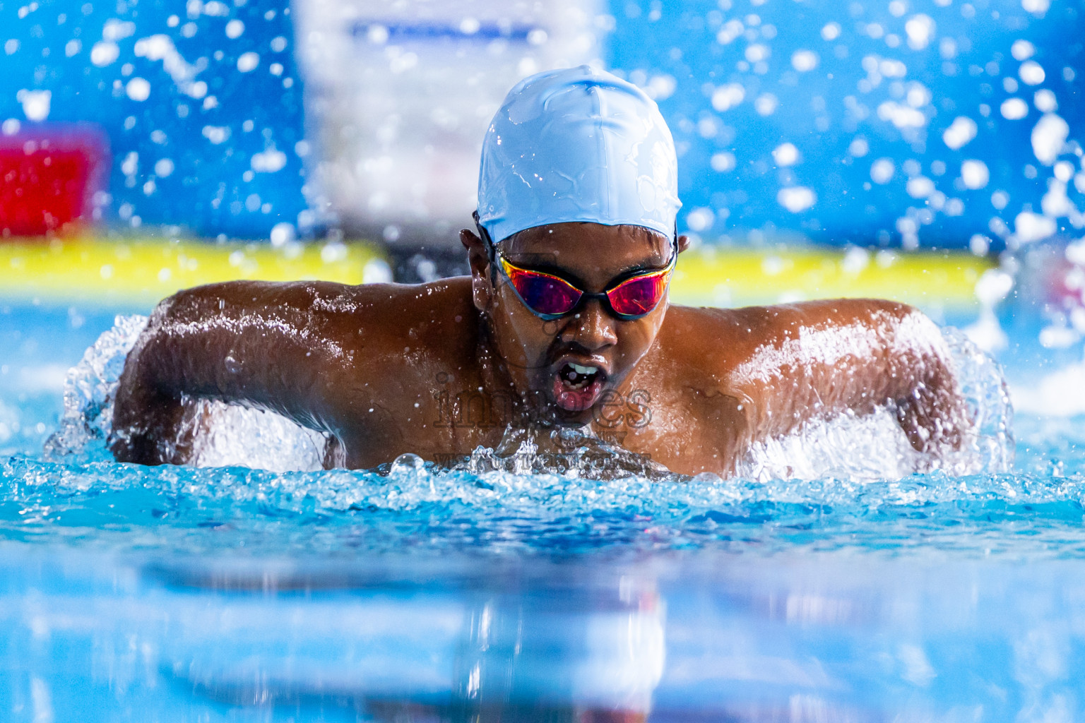 Day 3 of 20th BMLInter-school Swimming Competition 2024 held in Hulhumale', Maldives on Monday, 14th October 2024. Photos: Nausham Waheed / images.mv