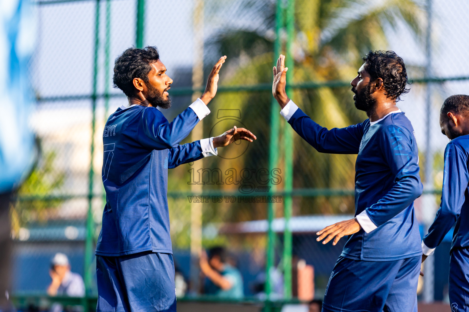 Invicto SC vs Escolar FC in Day 3 of BG Futsal Challenge 2024 was held on Thursday, 14th March 2024, in Male', Maldives Photos: Nausham Waheed / images.mv