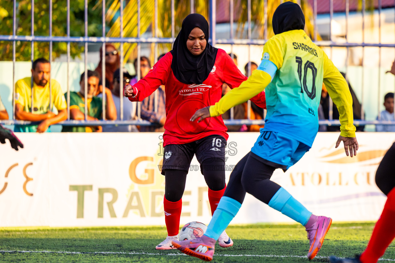 Kihaadhoo vs Goidhoo in Day 1 of Better in Baa Futsal Fiesta 2025 Woman's division held in B. Eydhafushi, Maldives on Wednesday, 5th November 2025. Photos: Nausham Waheed / images.mv