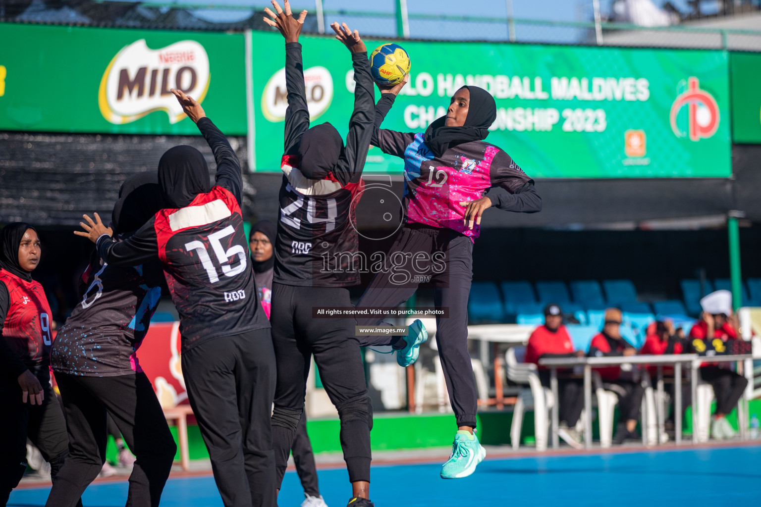 Day 4 of 6th MILO Handball Maldives Championship 2023, held in Handball ground, Male', Maldives on Friday, 23rd May 2023 Photos: Nausham Waheed/ Images.mv