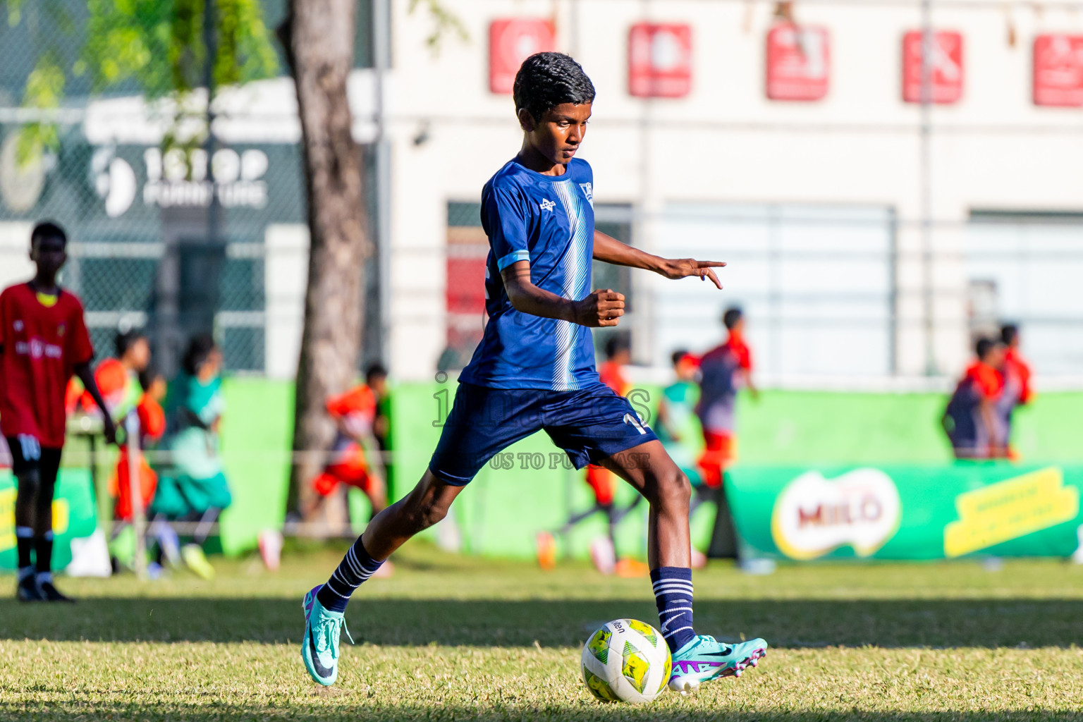 Day 1 of MILO Academy Championship 2024 held in Henveyru Stadium, Male', Maldives on Thursday, 31st October 2024. Photos by Nausham Waheed / Images.mv