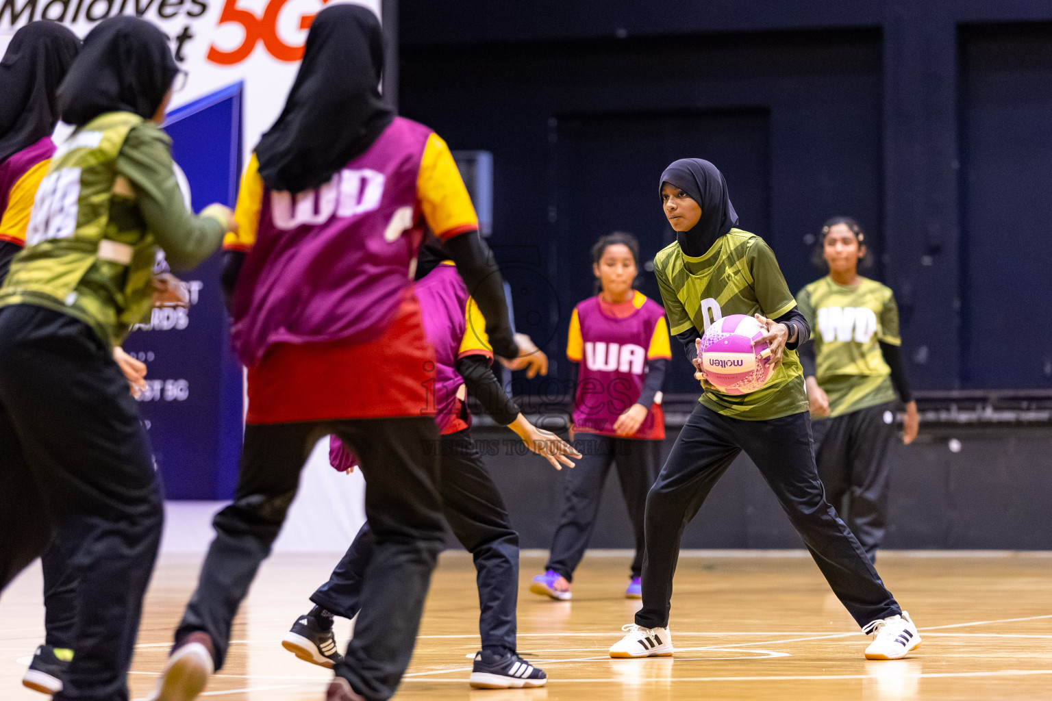 Day 15 of 26th Inter-School Netball Tournament 2025 was held in Social Center Indoor Hall on Wednesday, 5th November 2025. Photos: Mohamed Mahfooz Moosa, Raaif Yoosuf / images.mv